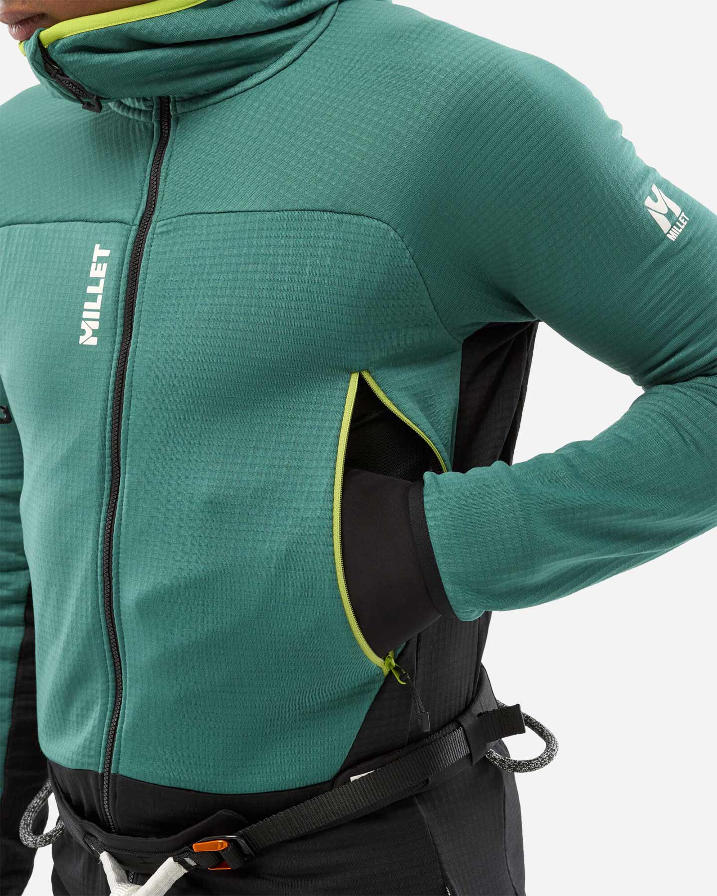 Pile MILLET FUSION GRID M - Verde - 5 | Cisalfa Sport