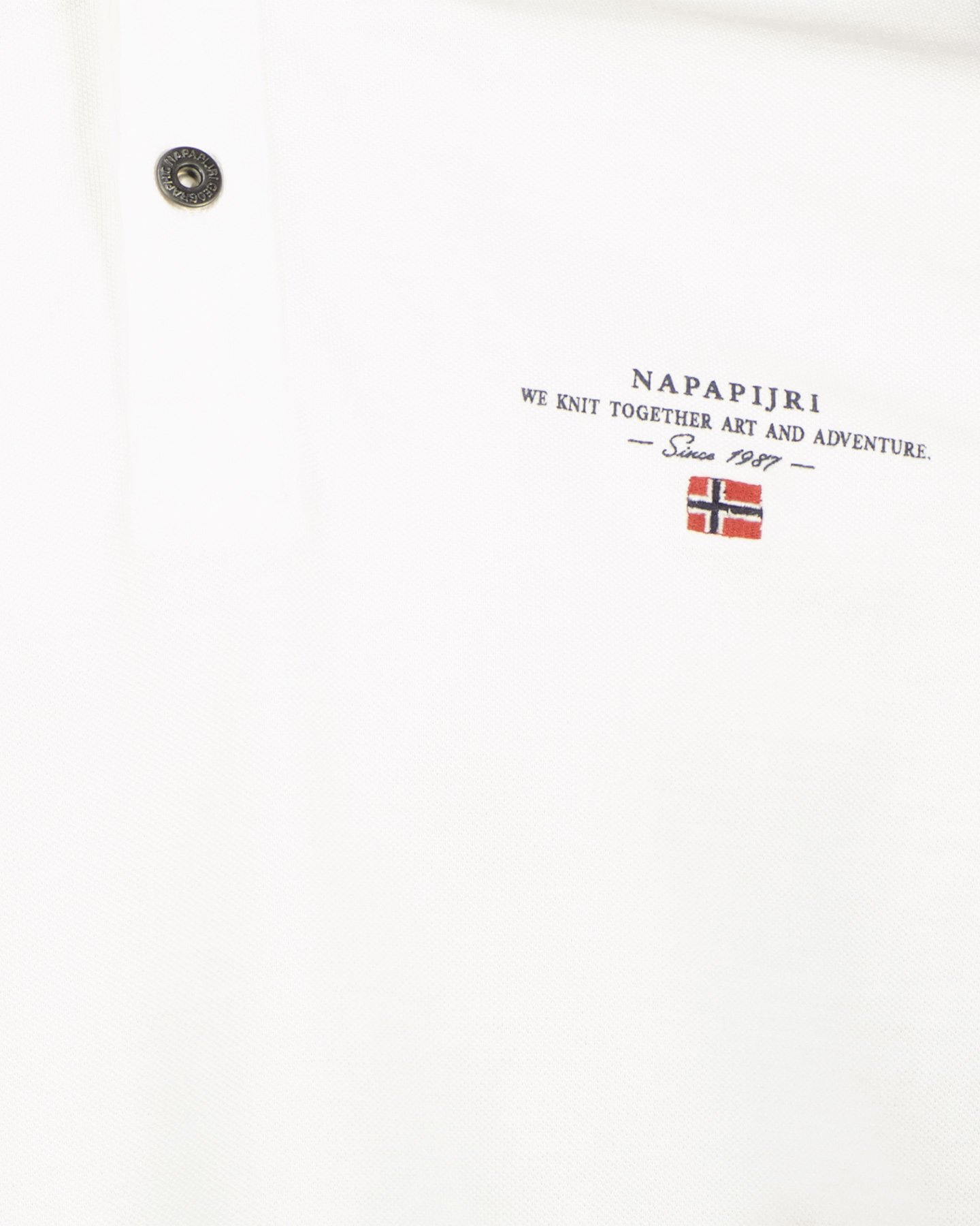 Polo NAPAPIJRI ELBAS 4 M - Bianco - 2 | Cisalfa Sport