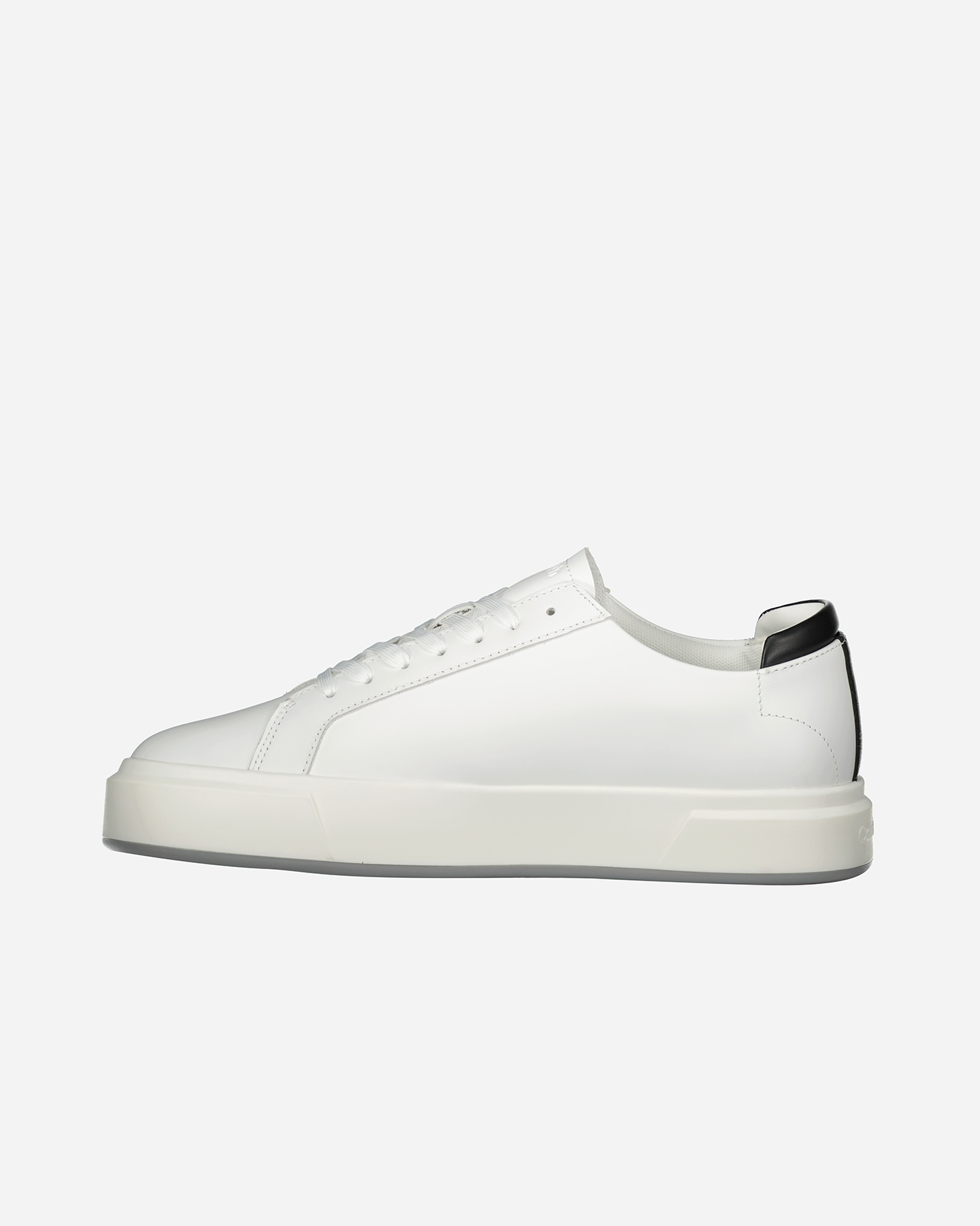 Scarpe sneakers CALVIN KLEIN JEANS BASKET CUPSOLE LACEUP LEATHER M - Bianco - 3 | Cisalfa Sport