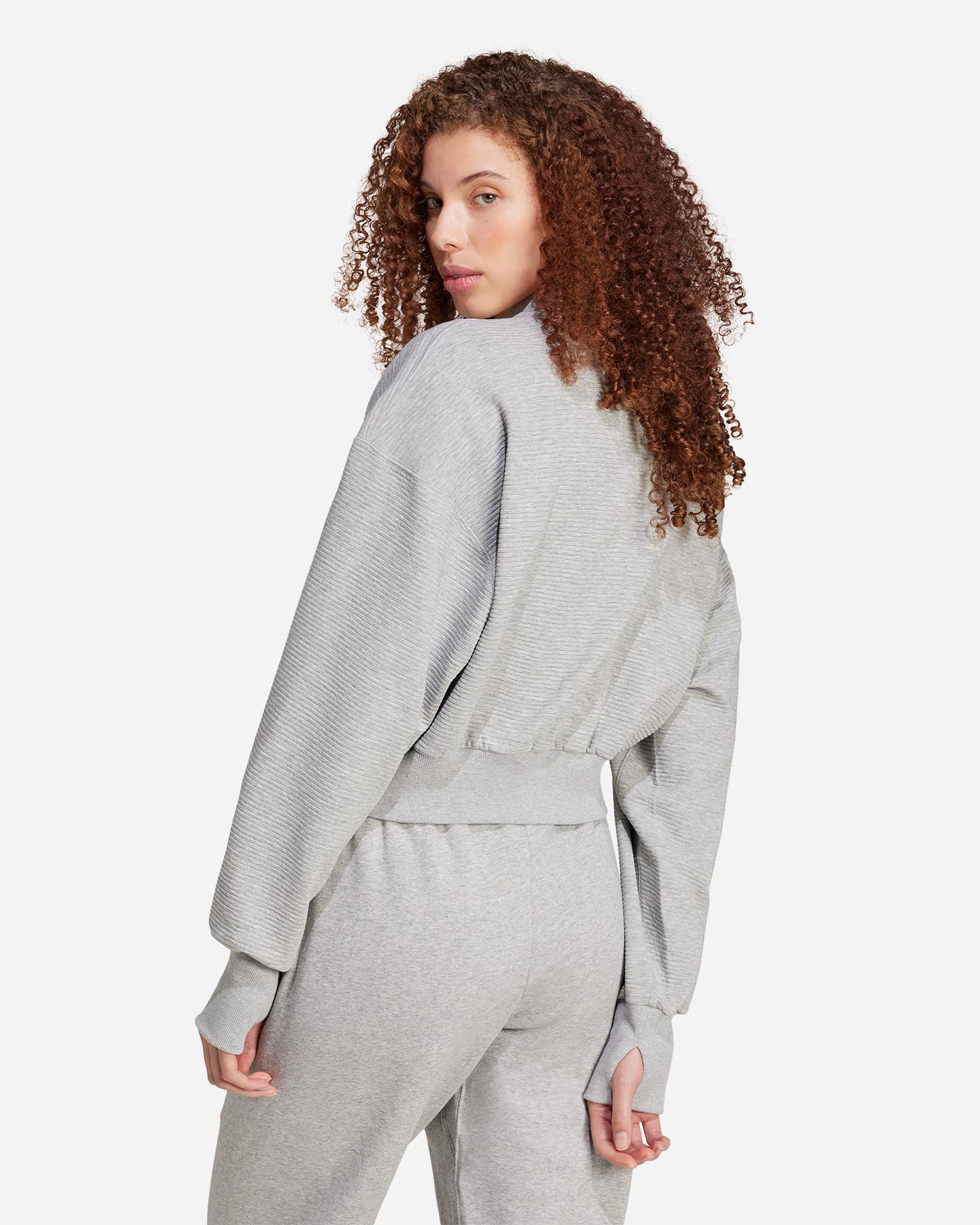 Felpa ADIDAS SMALL LOGO SZN W - Grigio - 2 | Cisalfa Sport