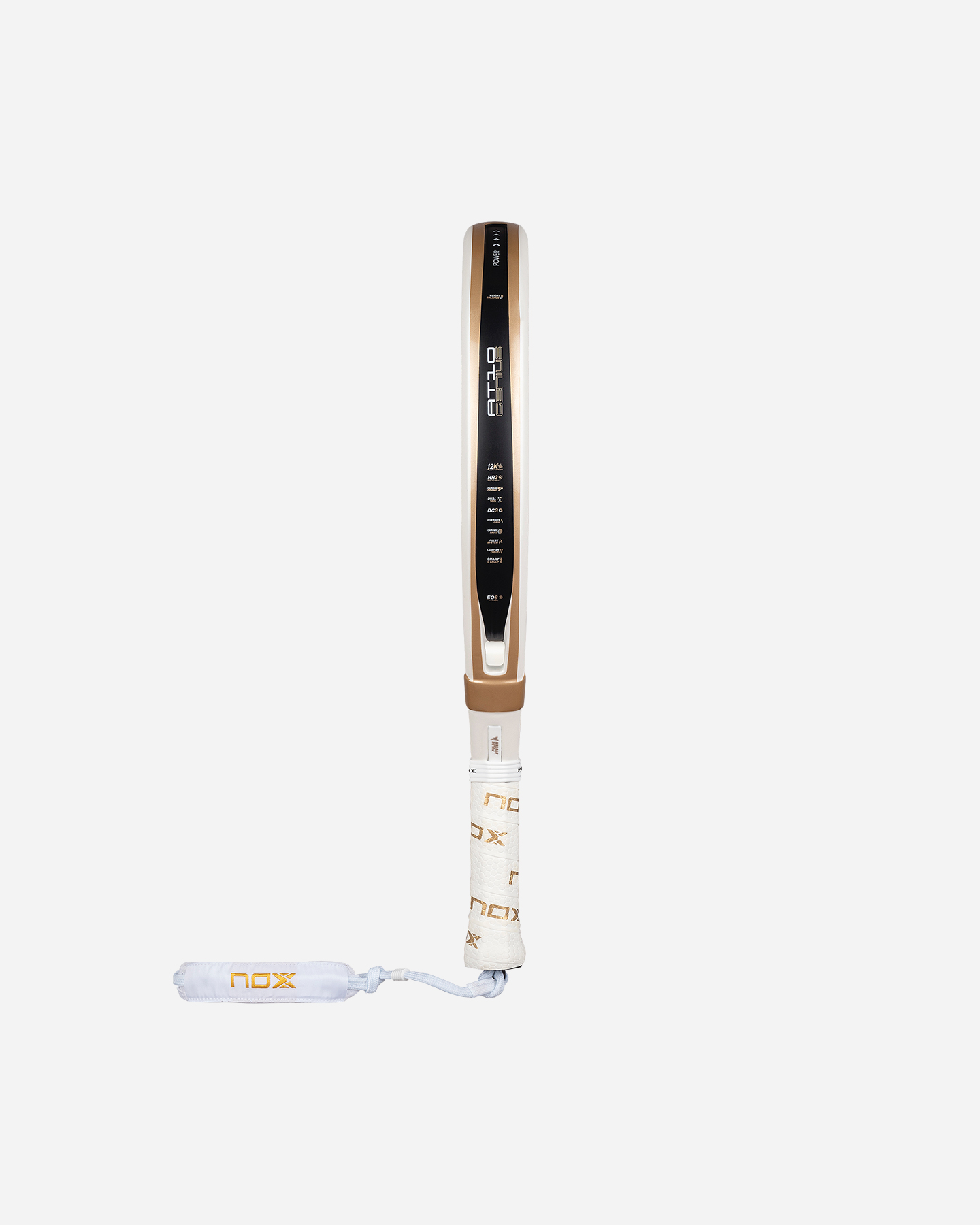 Racchetta padel performance NOX AT10 GENIUS 12K ALUM XTREM 2026 BY AGUSTIN  - Bianco - 2 | Cisalfa Sport