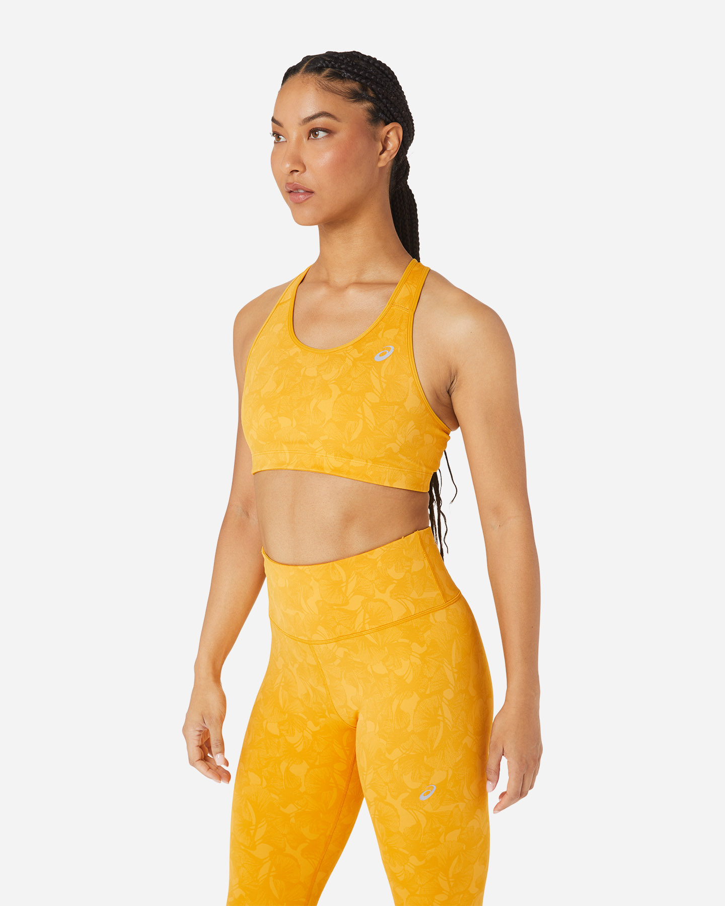 Reggiseno ASICS JAQUARD KOYO AOP W - Giallo - 1 | Cisalfa Sport