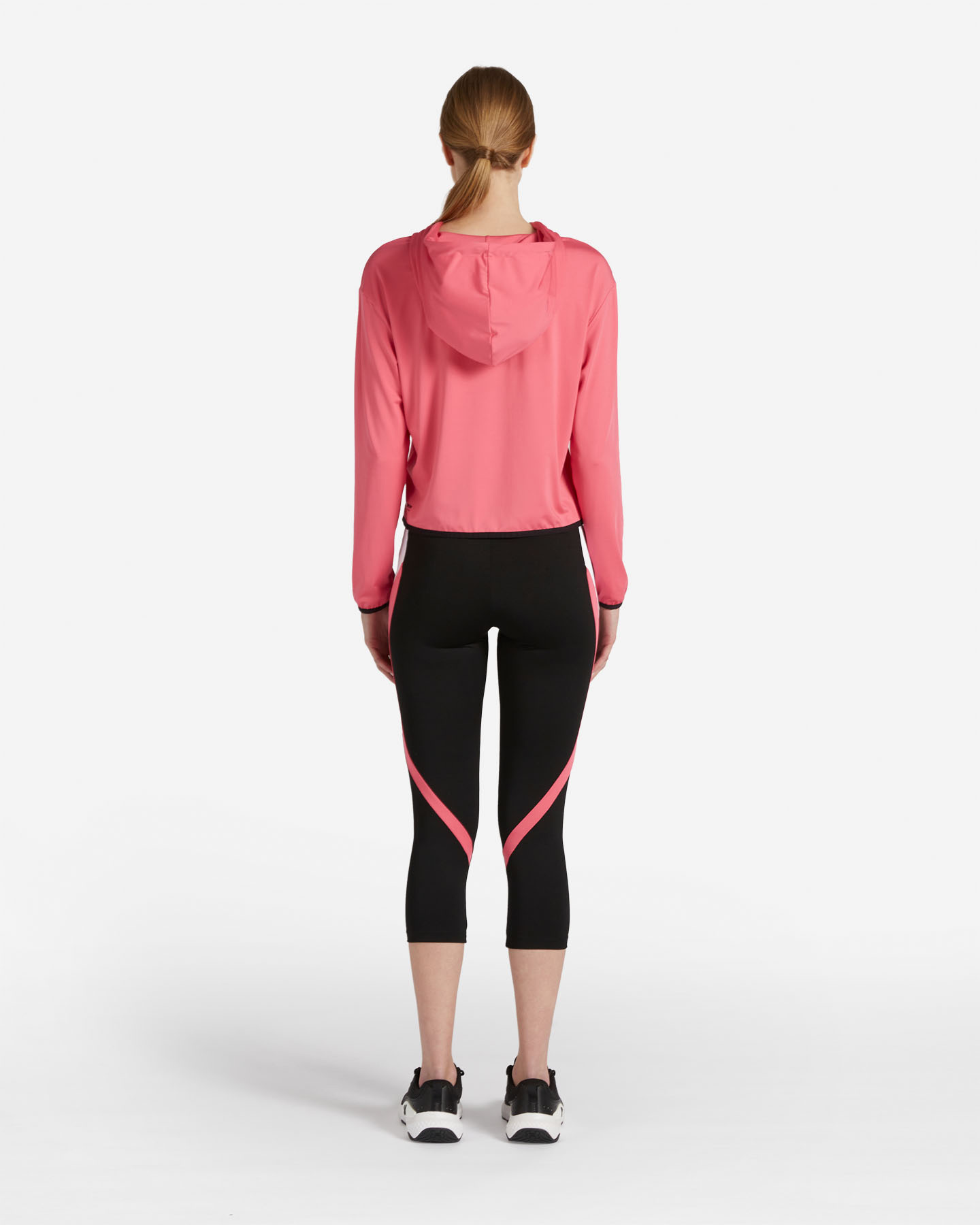 Felpa training ARENA HOODIE CROP W - Fucsia - 2 | Cisalfa Sport