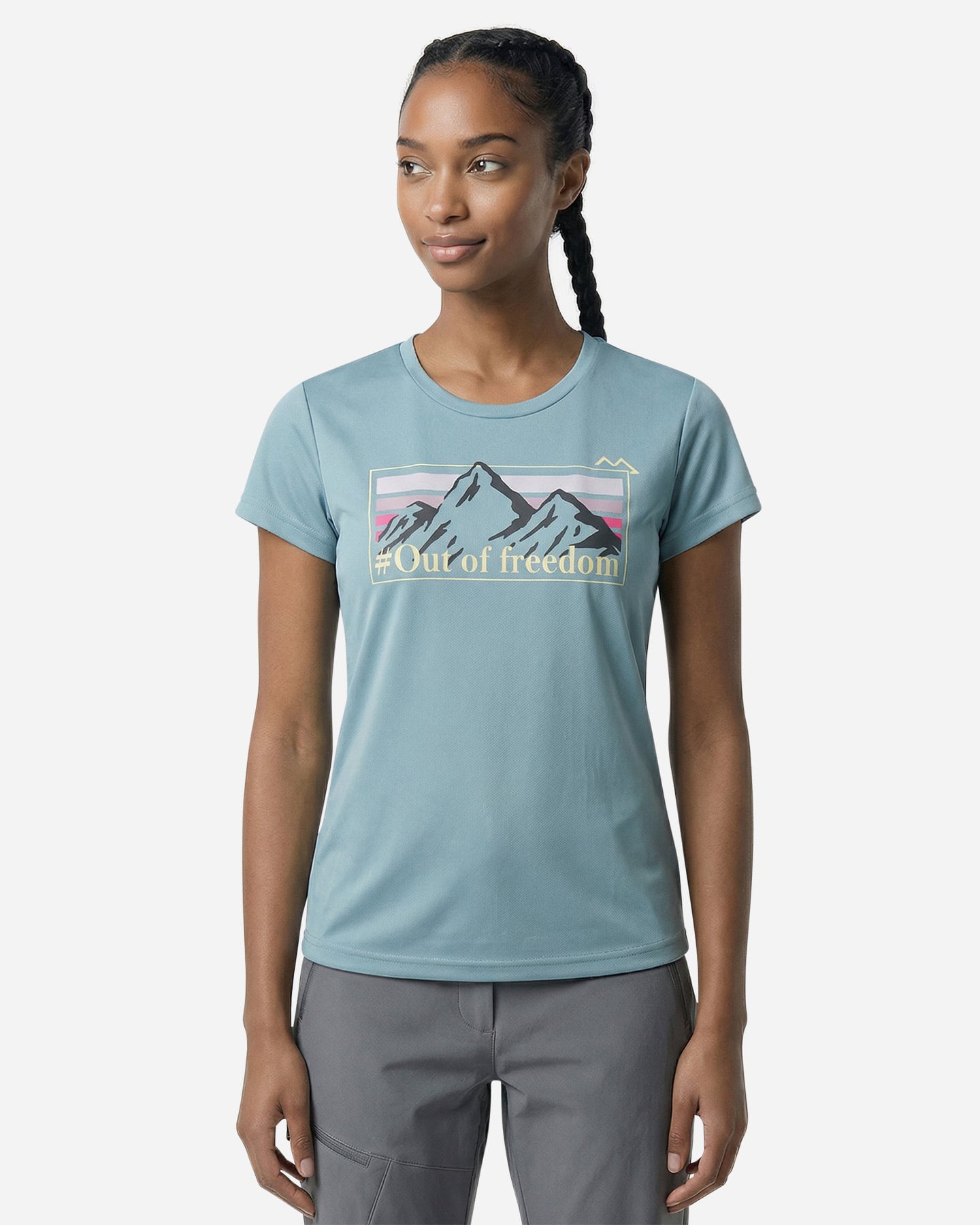 T-shirt 8848 DRY-FIT W - Azzurro - 2 | Cisalfa Sport
