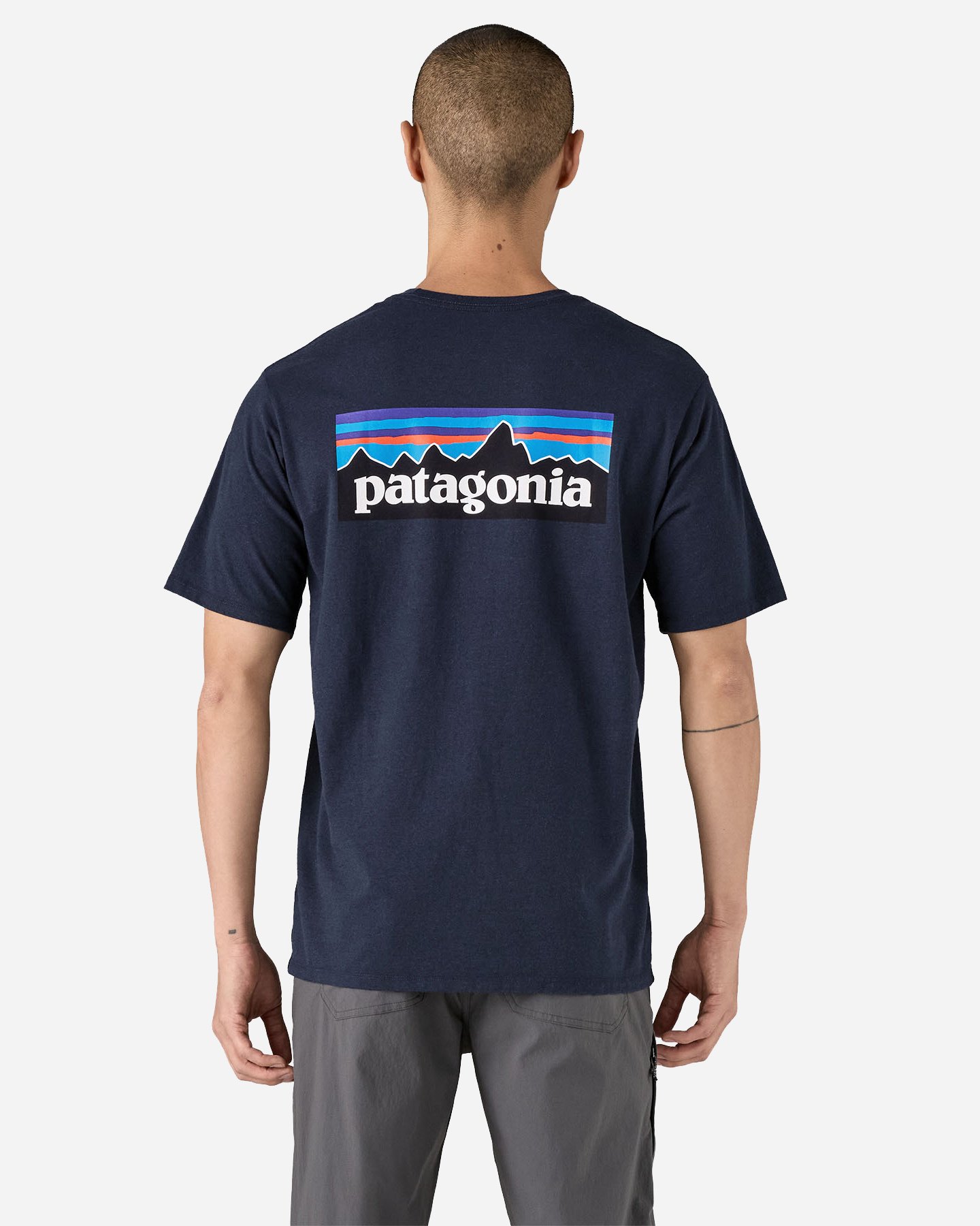 T-shirt PATAGONIA P-6 LOGO RESPONSIBILI M - Blu - 3 | Cisalfa Sport