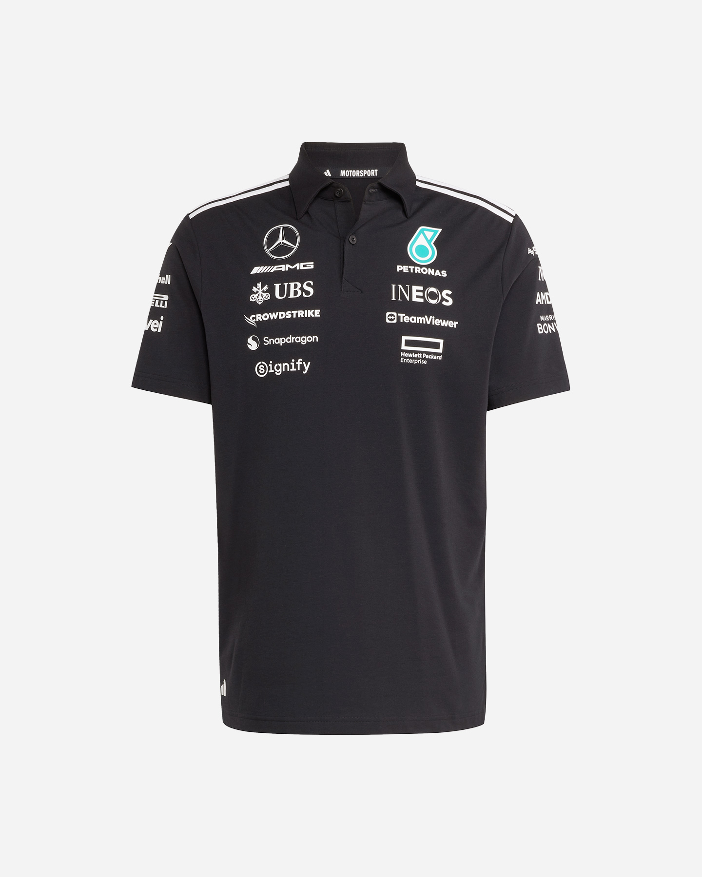 Adidas Mercedes Tm M - Polo - Nero