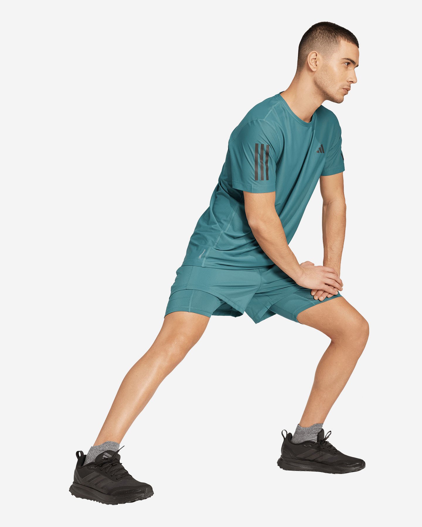 T-shirt running ADIDAS OTR B M - Verde - 3 | Cisalfa Sport