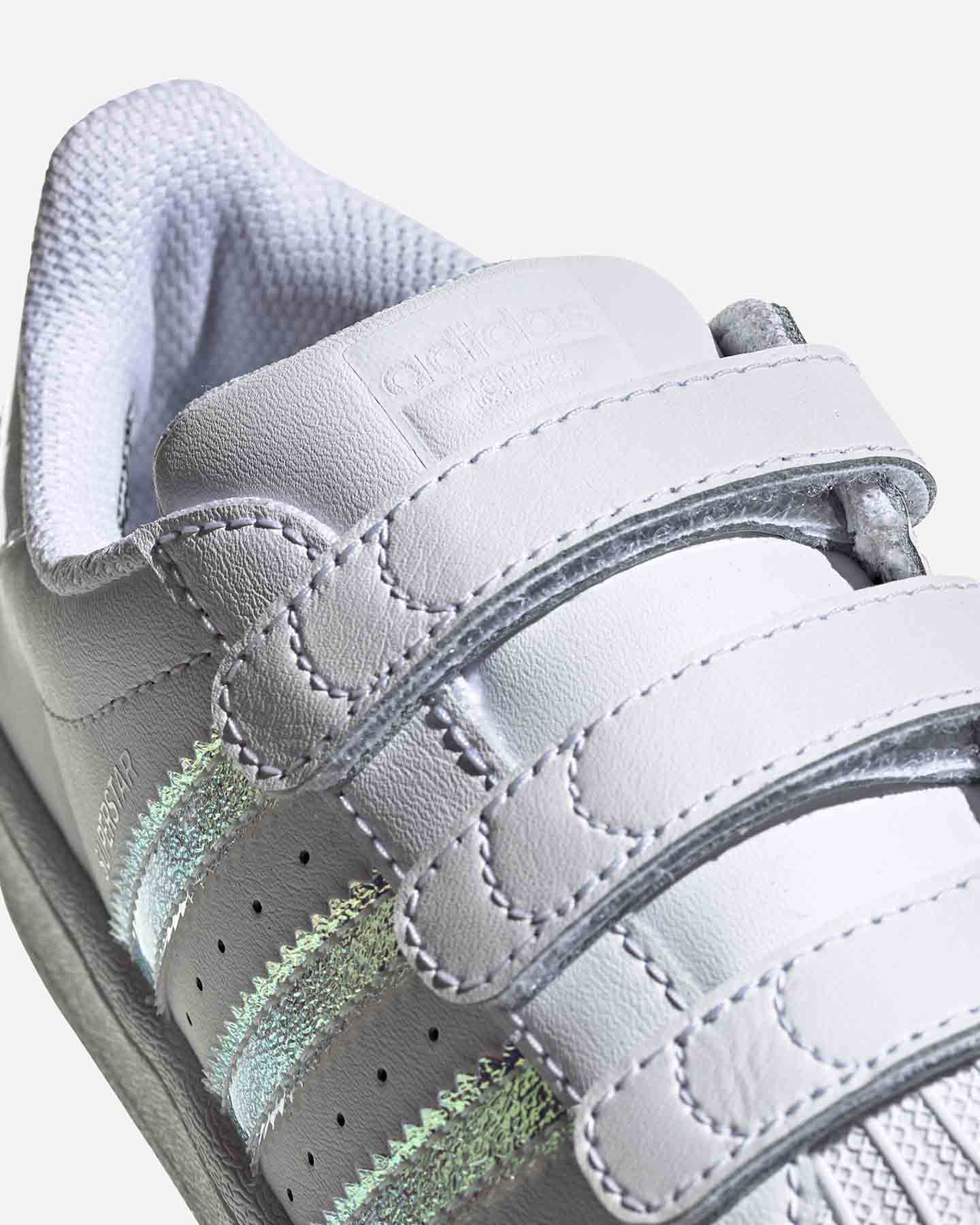 Scarpe sneakers ADIDAS SUPERSTAR JR - Bianco - 4 | Cisalfa Sport