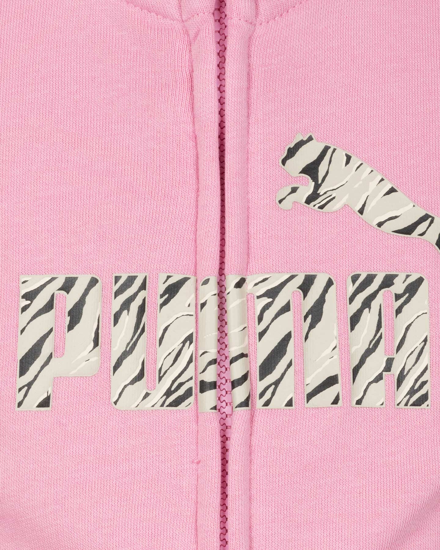 Felpa PUMA TIGER JR - Rosa - 2 | Cisalfa Sport