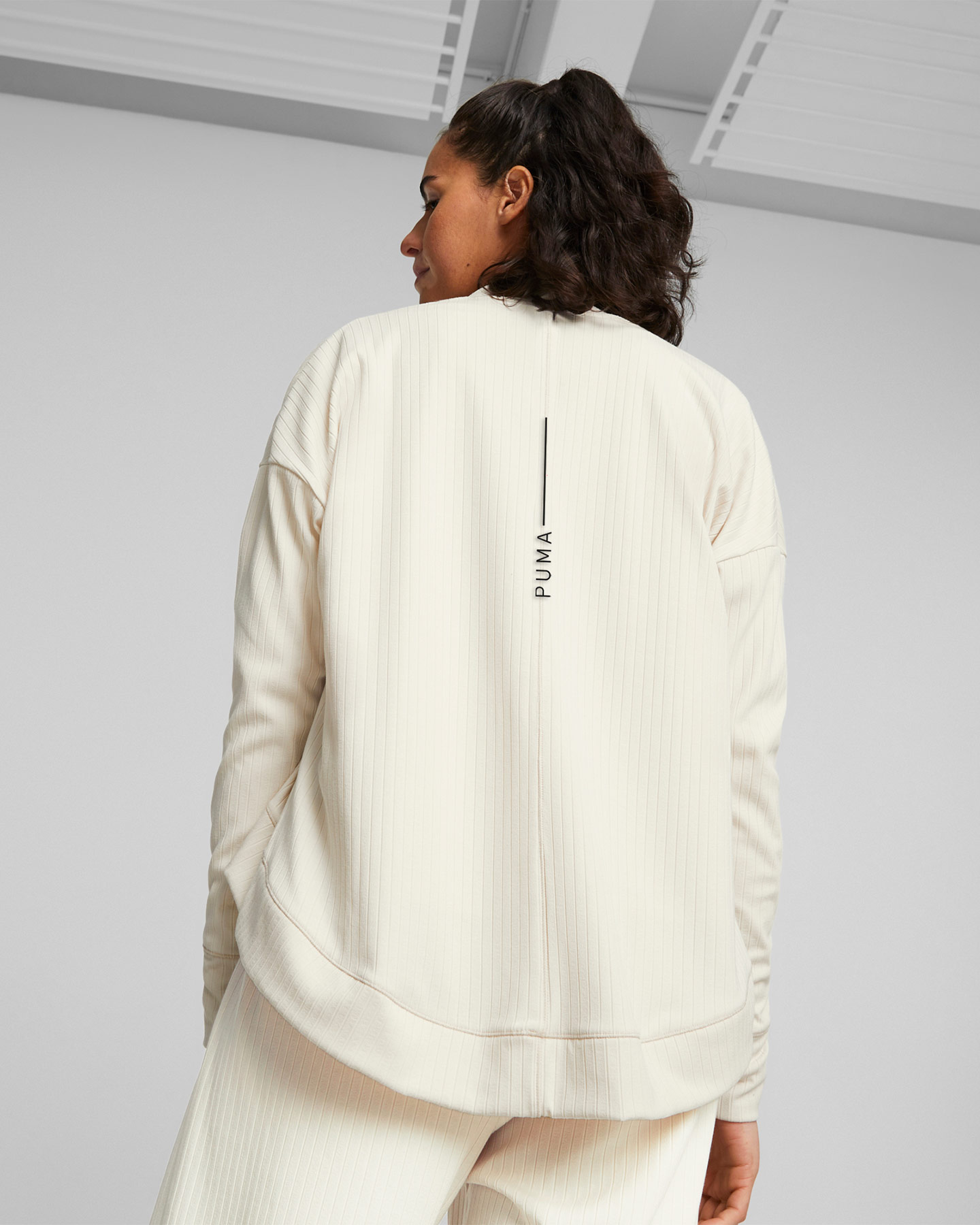 Felpa training PUMA STUDIO W - Bianco - 3 | Cisalfa Sport