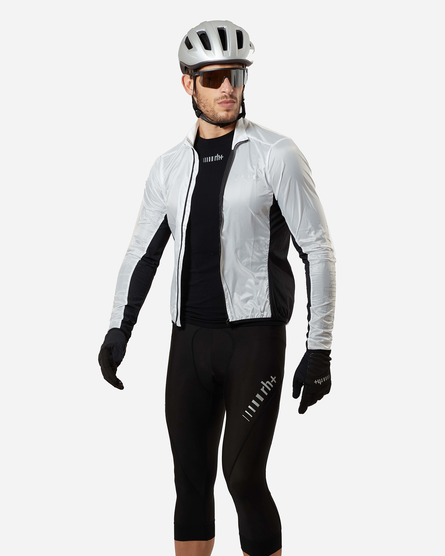 Giacca ciclismo RH+ EMERGENCY POCKET M - Bianco - 4 | Cisalfa Sport
