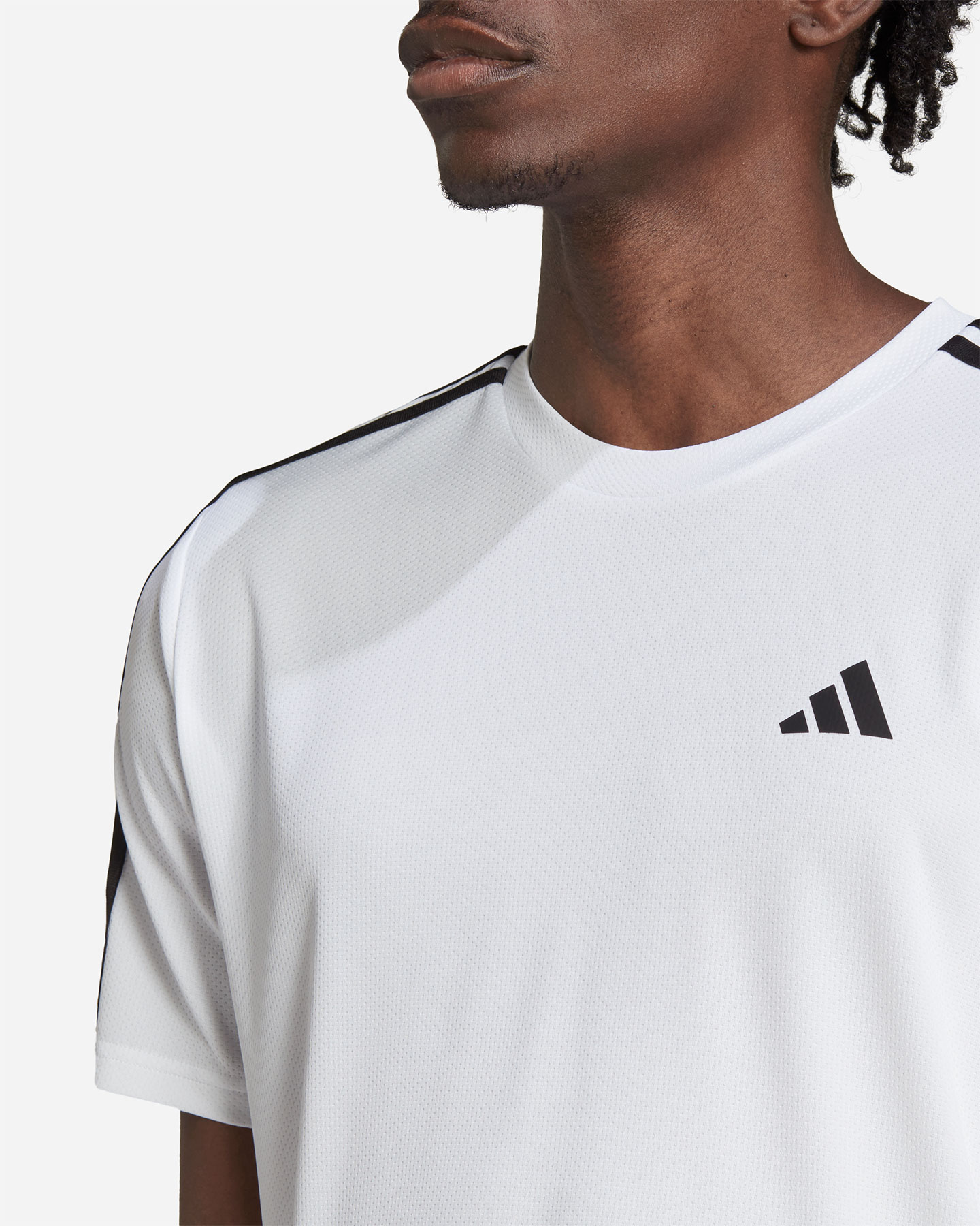 T-shirt training ADIDAS TR-ES 3STRIPES M - Bianco - 4 | Cisalfa Sport