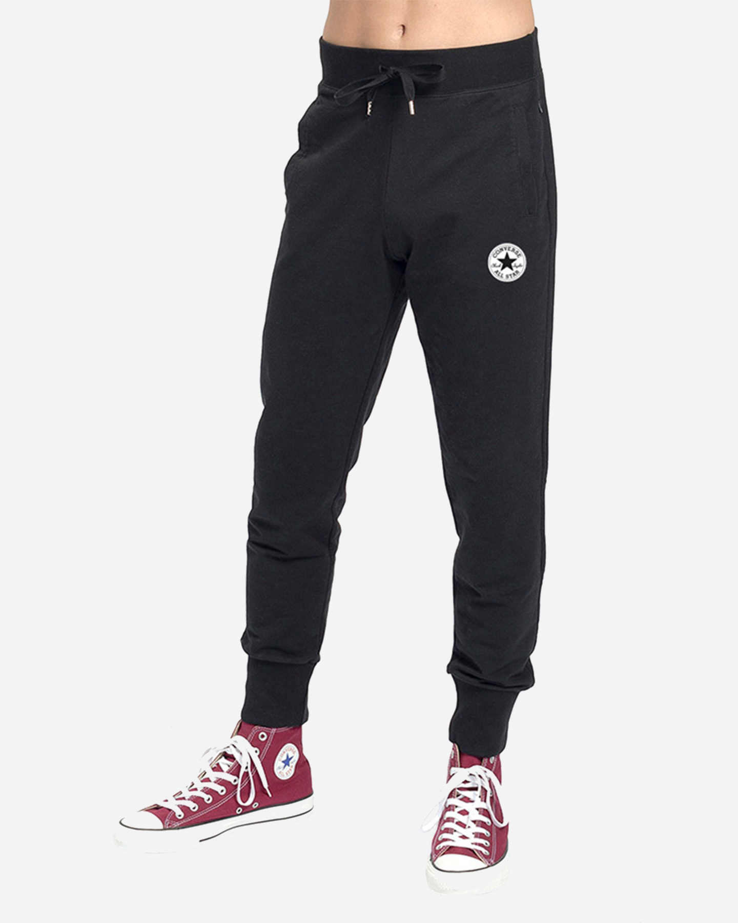 Pantalone CONVERSE CHUCK REGULAR M - Nero - 0 | Cisalfa Sport