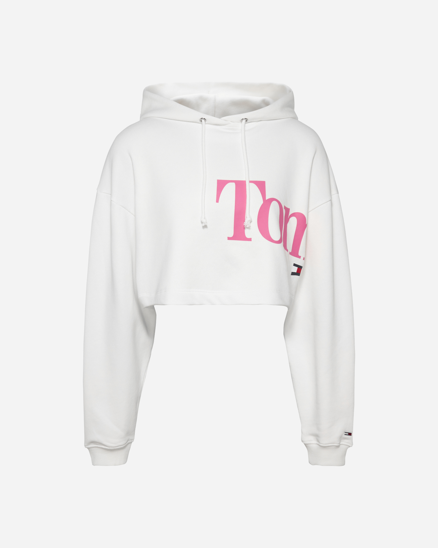 Felpa TOMMY HILFIGER CROP BIG LOGO W - 1 | Cisalfa Sport