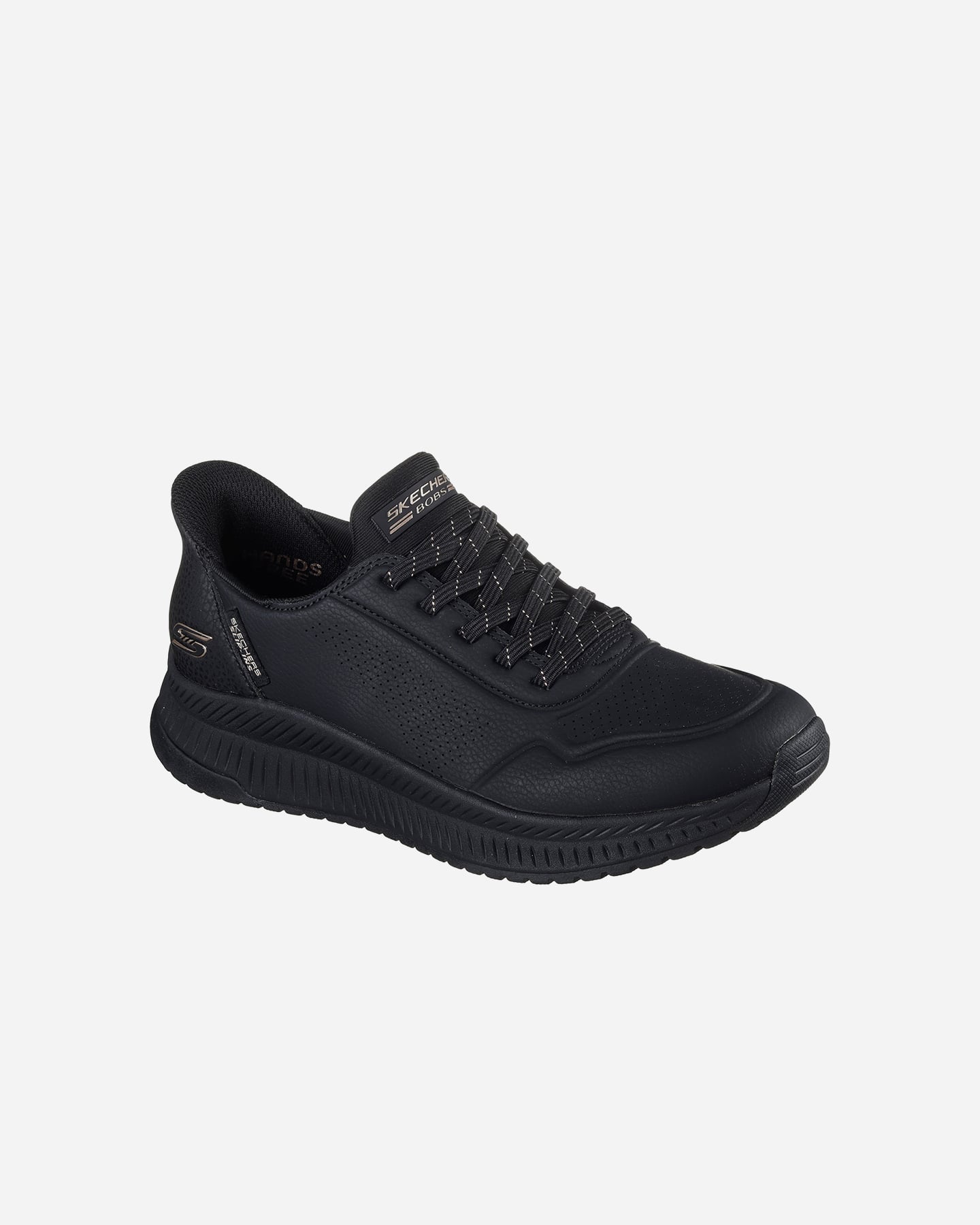 Scarpe sneakers SKECHERS SLIP-INS BOBS SQUAD 4 W - Nero - 1 | Cisalfa Sport