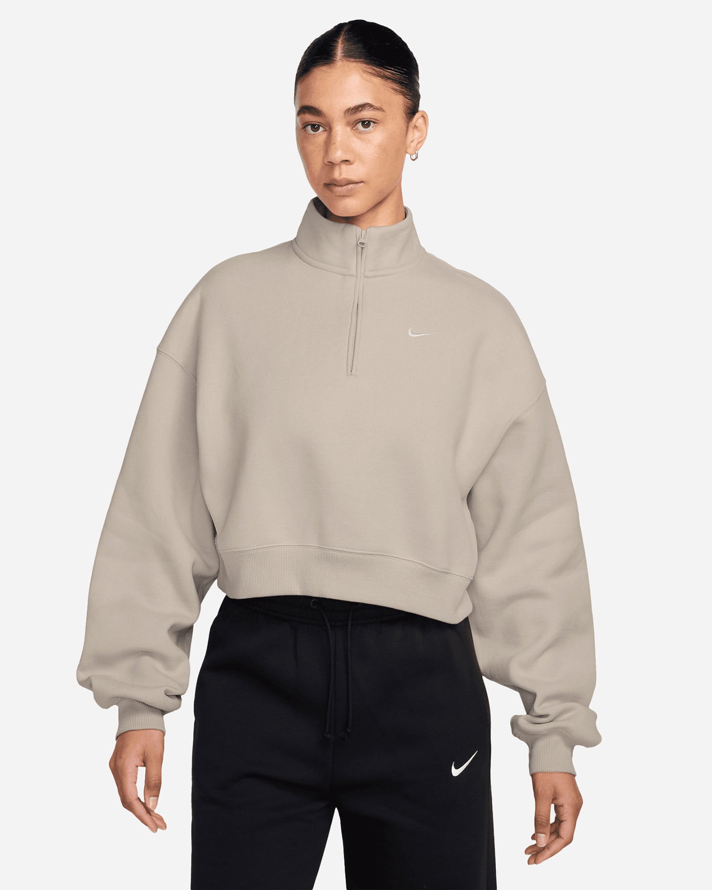 Studio Small Logo W - Felpa - Donna - Beige