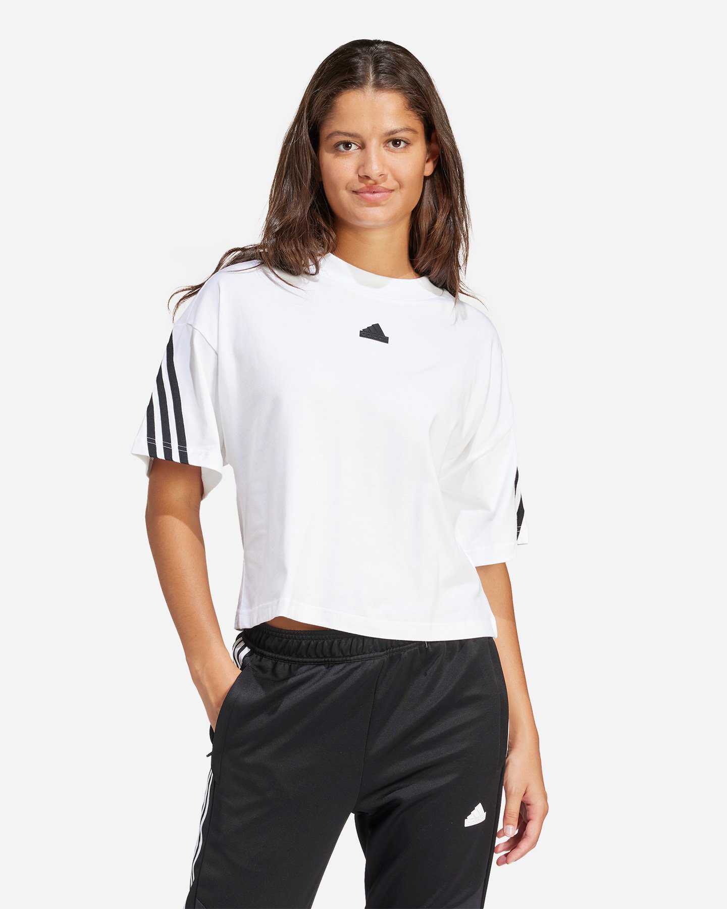 T-shirt ADIDAS 3STRIPES W - Bianco - 1 | Cisalfa Sport