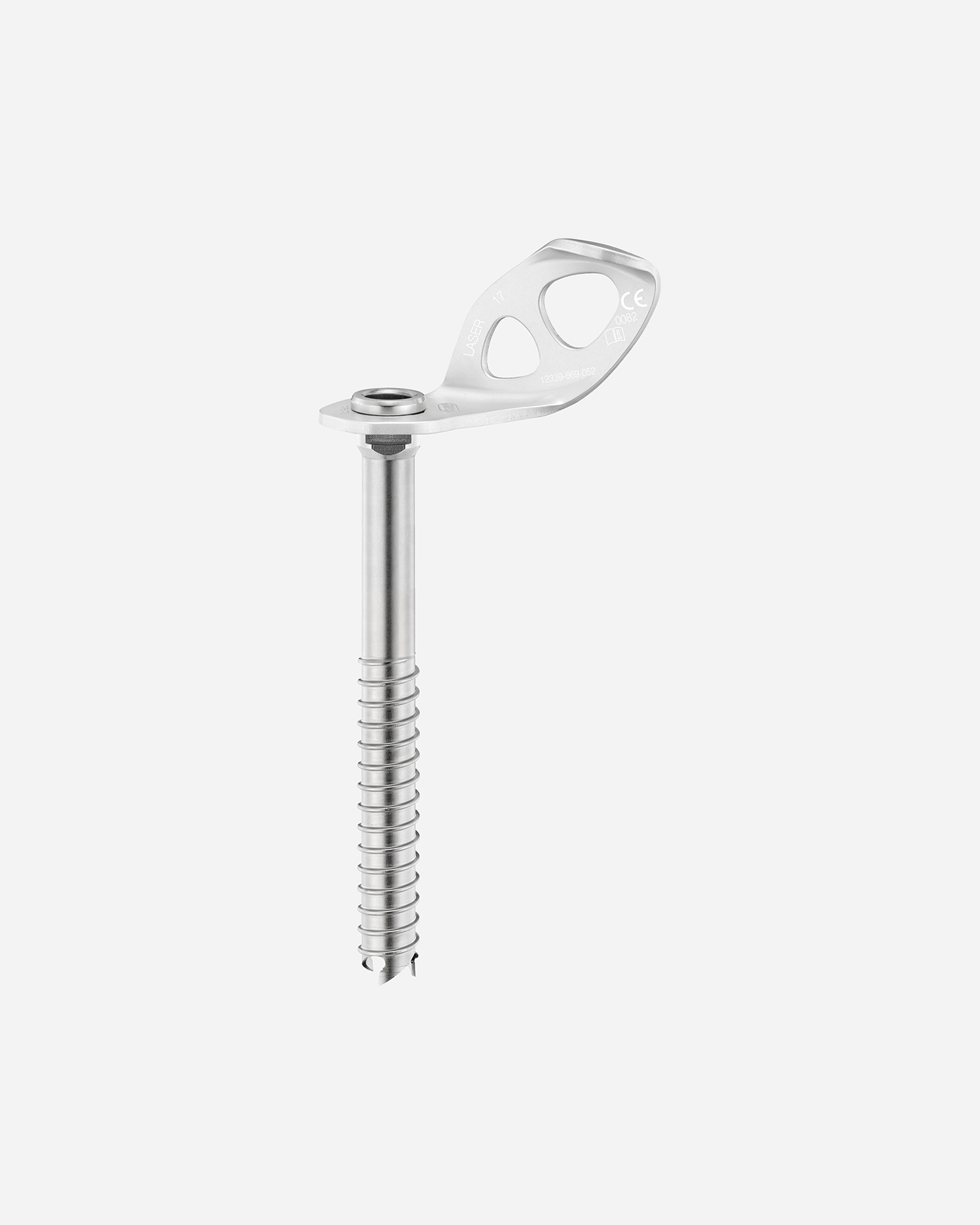 Petzl Laser L 17cm - Chiodo - Argento