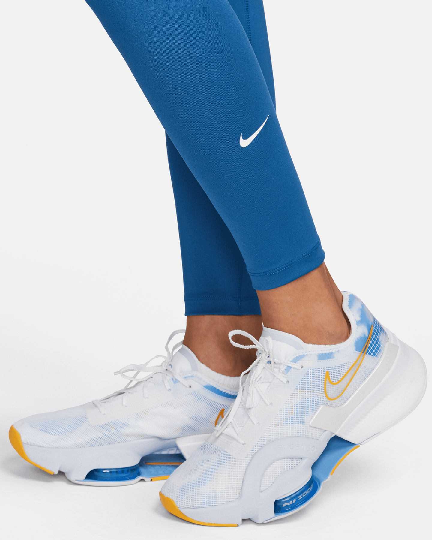 Leggings NIKE SMALL LOGO W - Blu royal - 4 | Cisalfa Sport