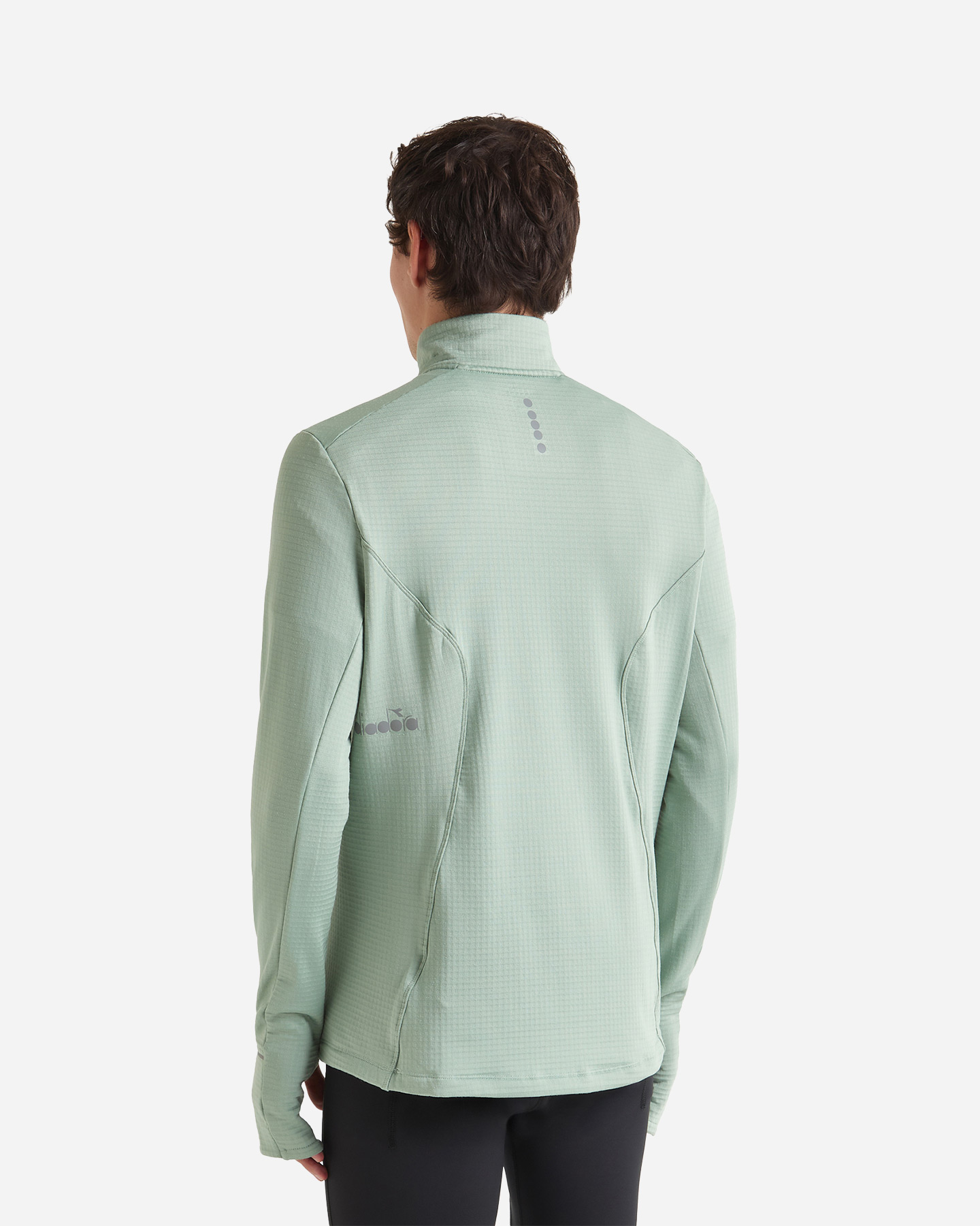 Maglia running DIADORA WINTER PROTECTION M - Verde - 3 | Cisalfa Sport