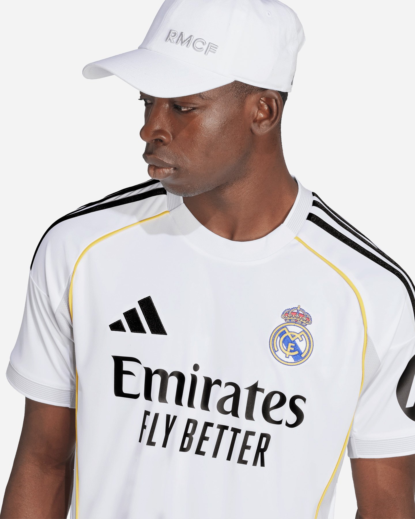 Maglia calcio ufficiale ADIDAS REAL MADRID HOME 25-26 M - Bianco - 3 | Cisalfa Sport
