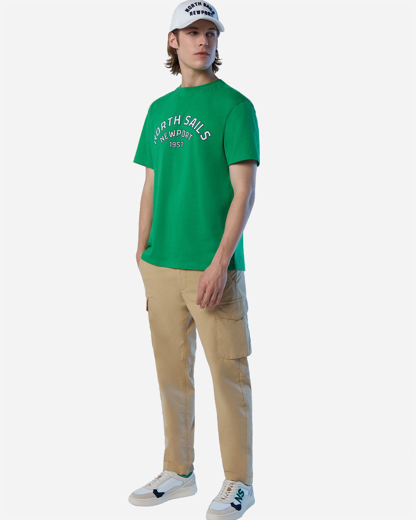 T-shirt NORTH SAILS LOGO EXTENDED M - Verde - 5 | Cisalfa Sport