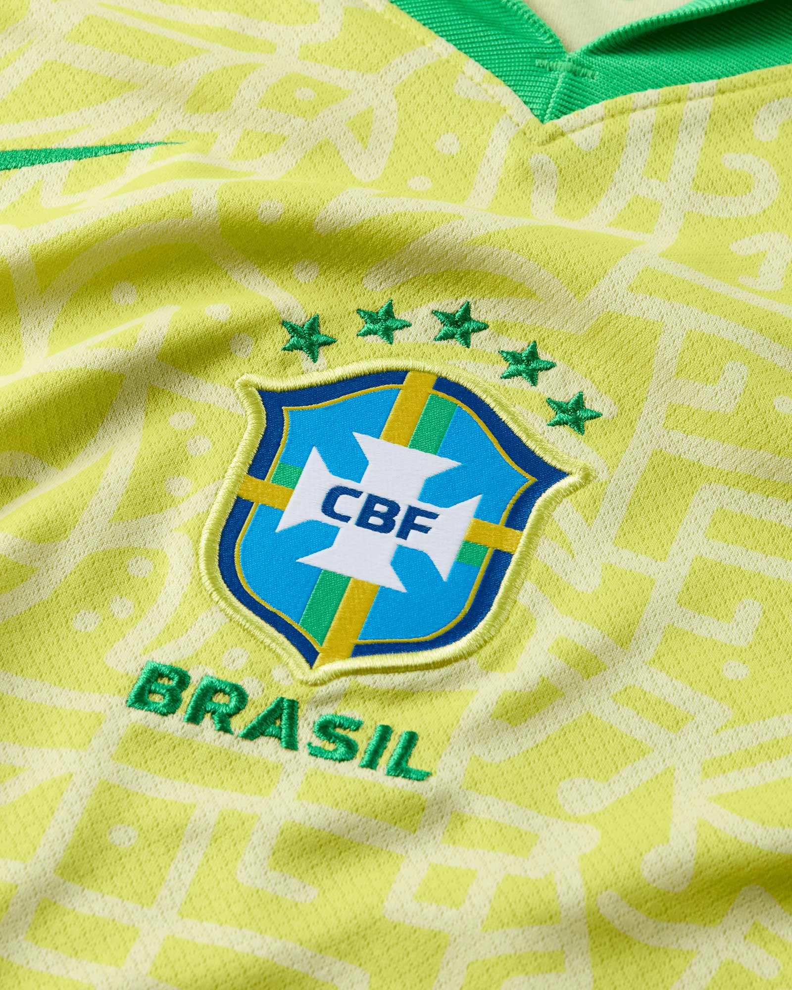 Maglia calcio ufficiale NIKE DRI FIT BRASILE 23-24 W - Giallo - 2 | Cisalfa Sport