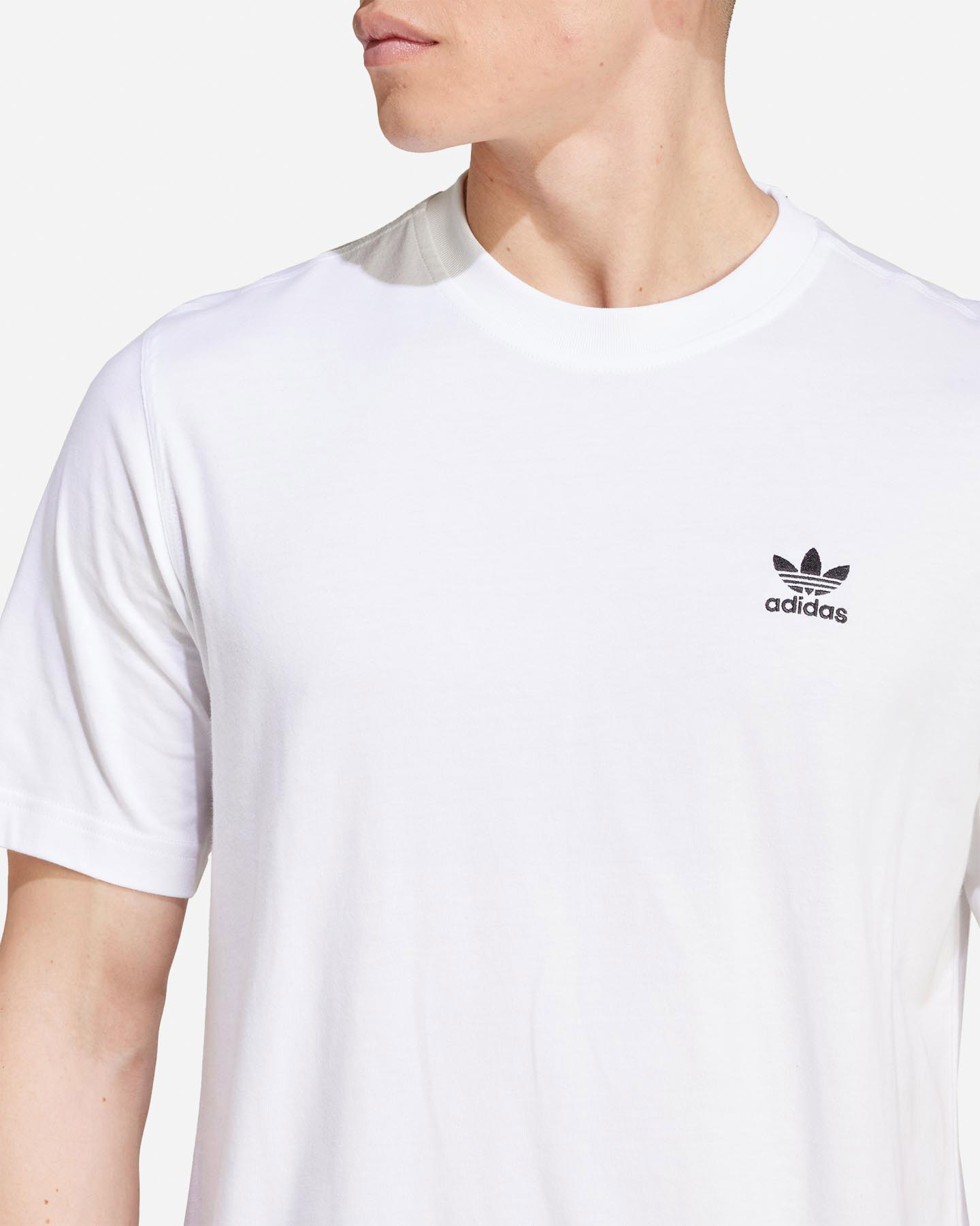 T-shirt ADIDAS ESSENTIAL SMALL LOGO M - Bianco - 4 | Cisalfa Sport