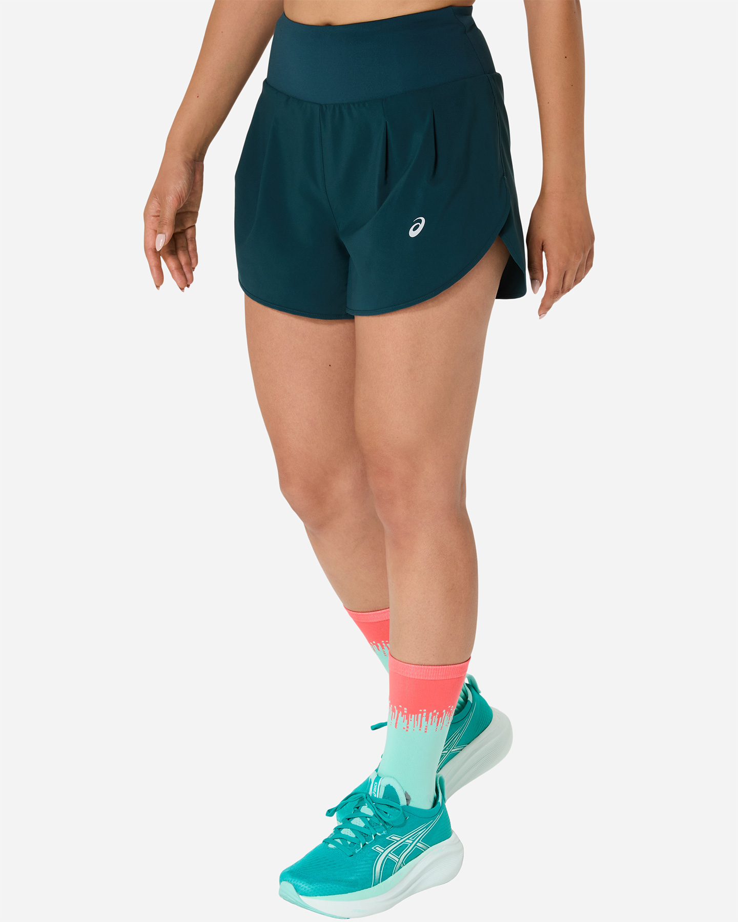 Short running ASICS ROAD 3,5IN W - Verde - 1 | Cisalfa Sport