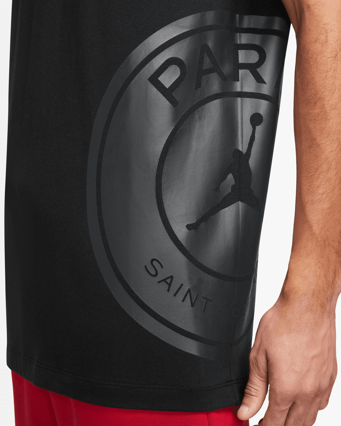 T-shirt NIKE JORDAN PARIS SAINT GERMAIN M - Nero - 2 | Cisalfa Sport