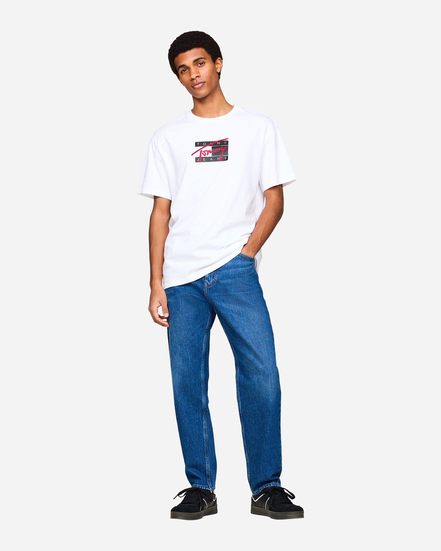 T-shirt TOMMY HILFIGER LOGO GRAFFITI M - Bianco - 2 | Cisalfa Sport