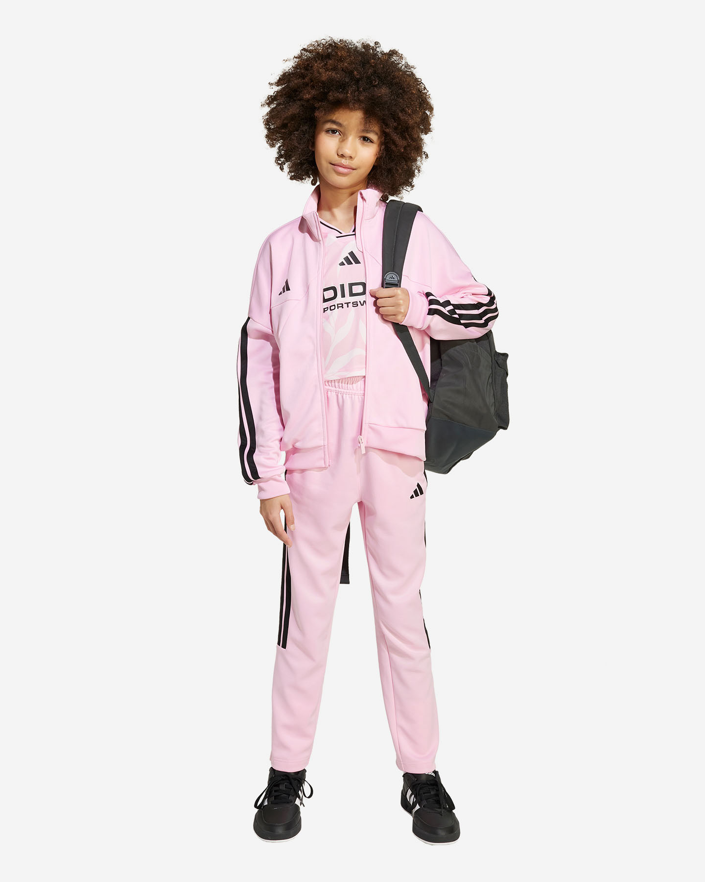 Felpa ADIDAS O GIRL JR - Rosa - 3 | Cisalfa Sport