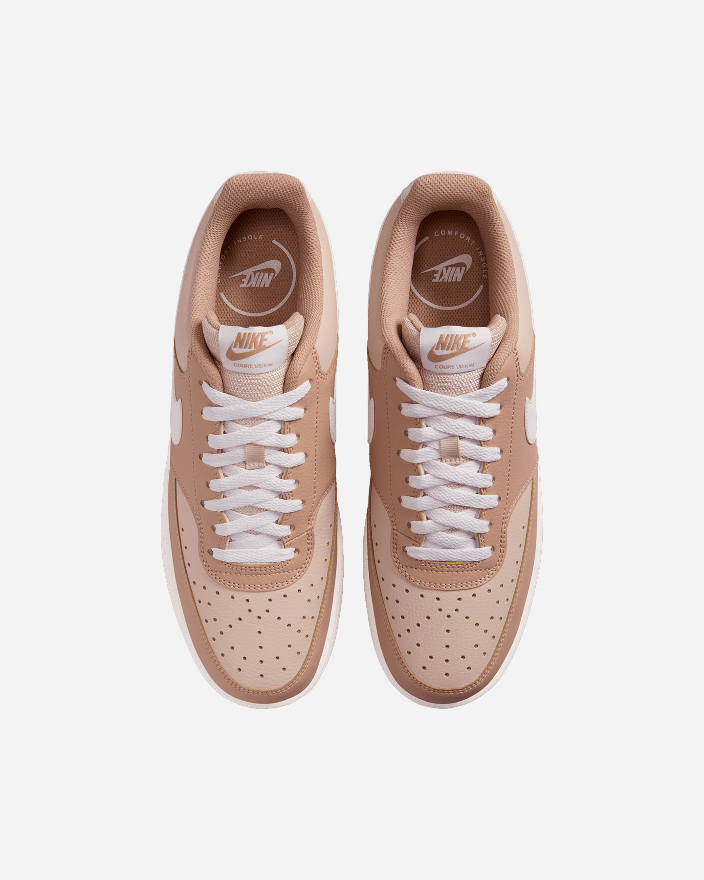 Scarpe sneakers NIKE COURT VISION LOW M - Beige - 3 | Cisalfa Sport