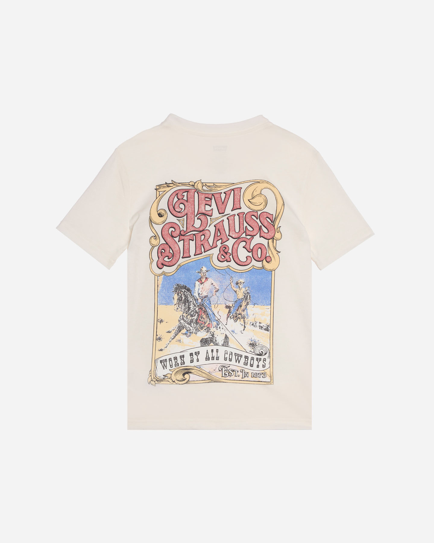 T-shirt LEVI'S COWBOYS BACK JR - Bianco - 1 | Cisalfa Sport