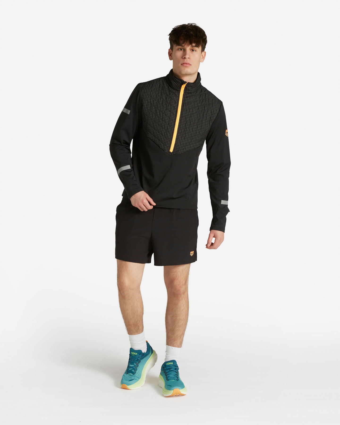 Giacca running ARENA DARK SHINE M - Nero - 1 | Cisalfa Sport