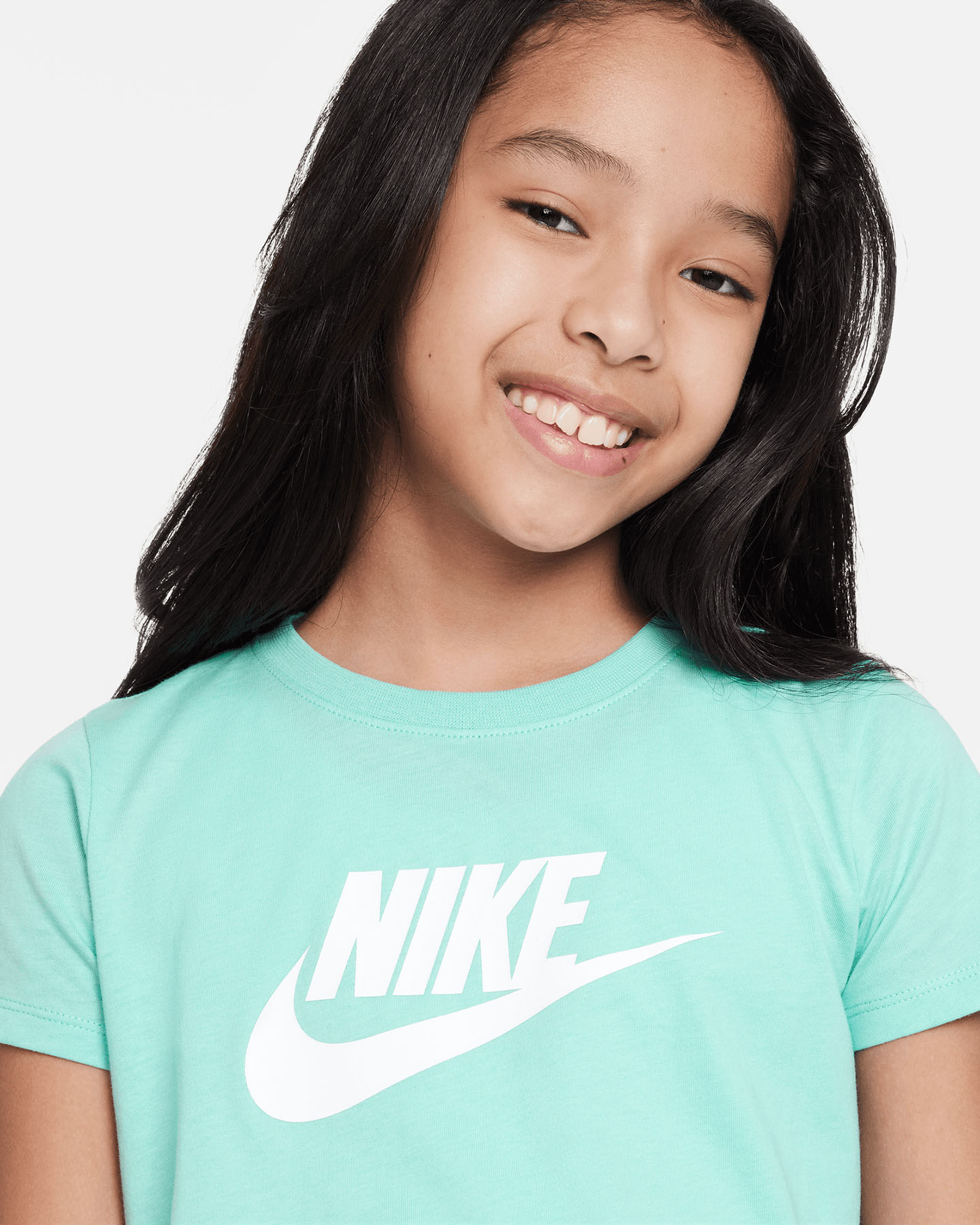 T-shirt NIKE FUTURA CROP JR - Verde - 2 | Cisalfa Sport
