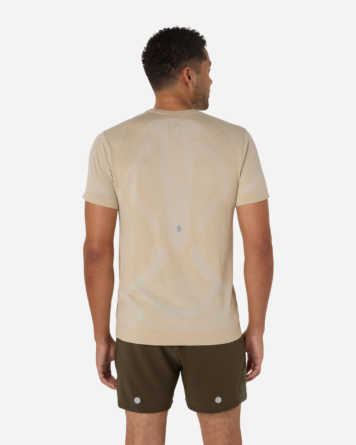 T-shirt running ASICS ROAD SEAMLESS M - Beige - 2 | Cisalfa Sport