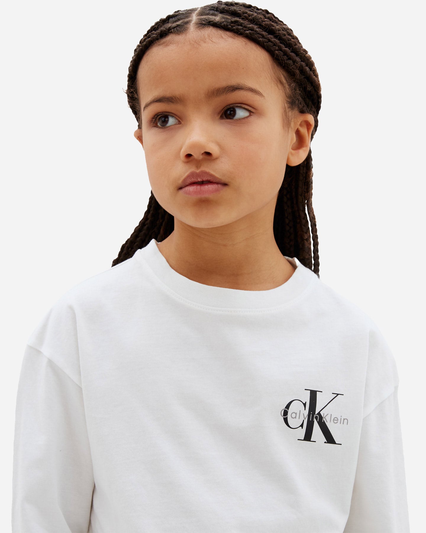 T-shirt CALVIN KLEIN JEANS LOGO JR - Bianco - 4 | Cisalfa Sport