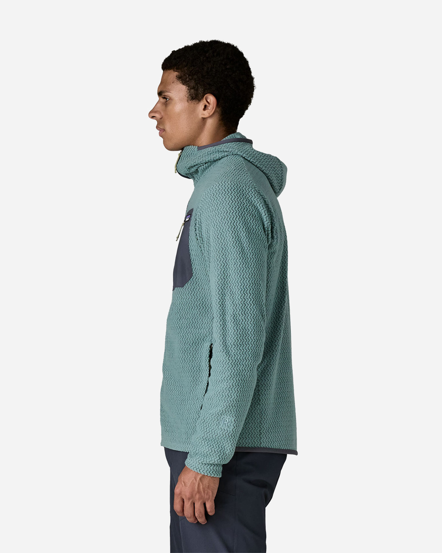 Pile PATAGONIA R1 AIR M - Blu - 3 | Cisalfa Sport