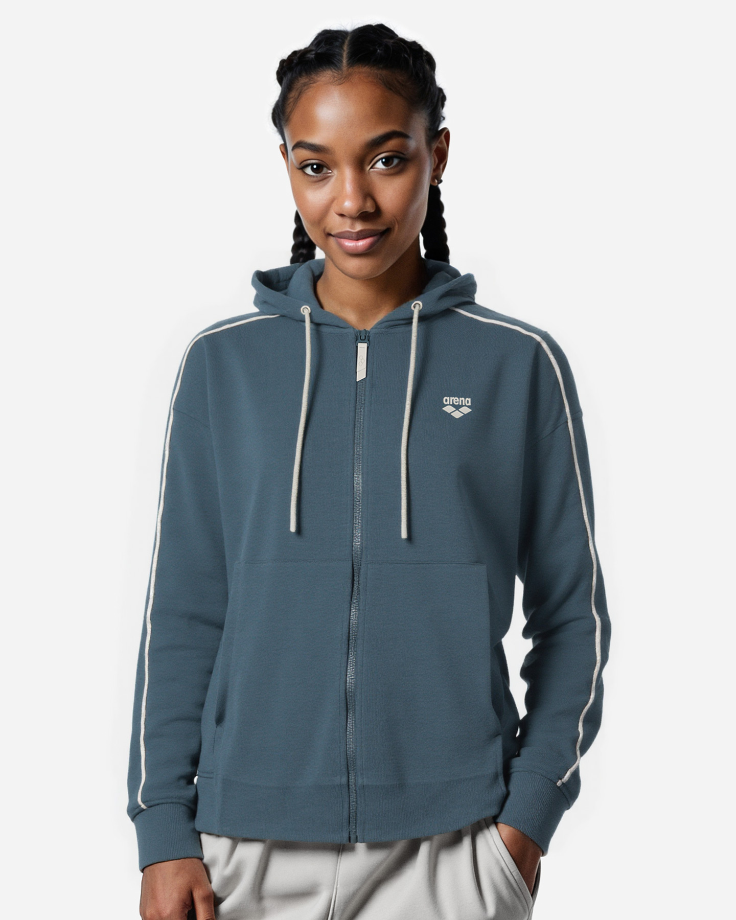 Felpa ARENA ATHLETIC ESSENTIAL W - Verde - 3 | Cisalfa Sport