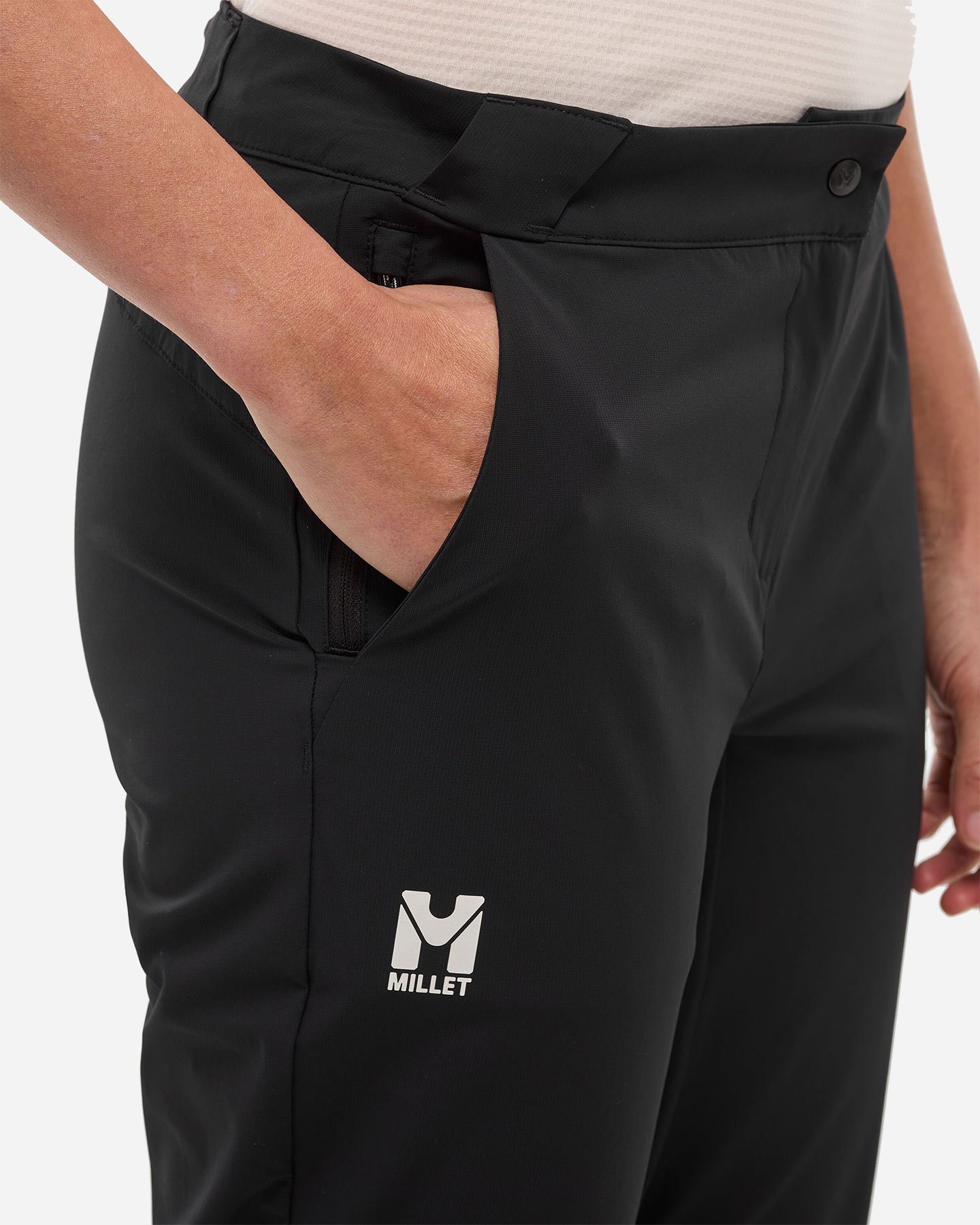 Pantalone outdoor MILLET UBIC STRETCH W - Nero - 3 | Cisalfa Sport