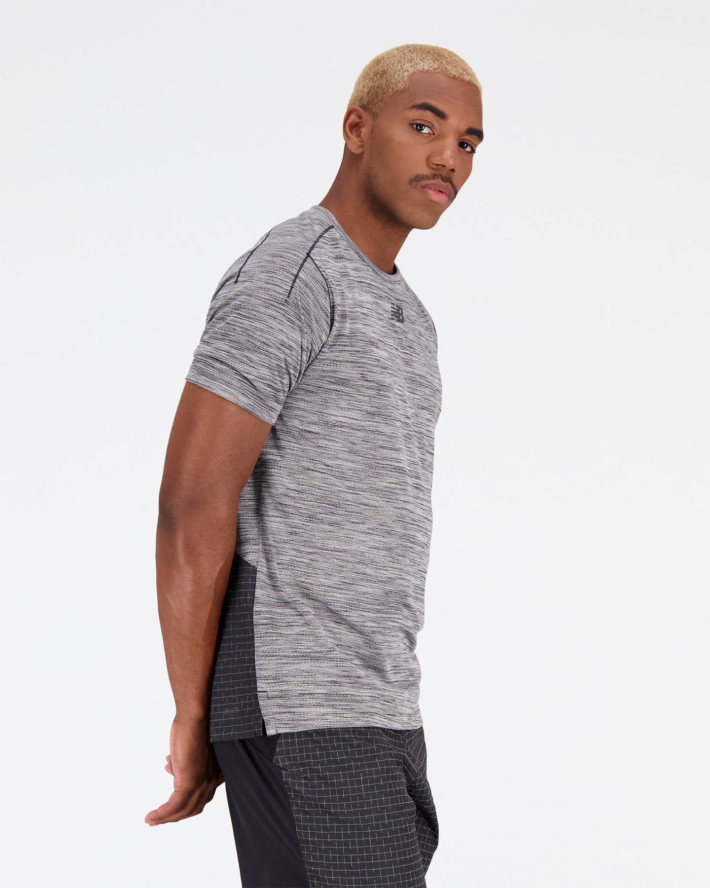 T-shirt running NEW BALANCE IMPACT RUN LUMINOUS M - Grigio - 1 | Cisalfa Sport