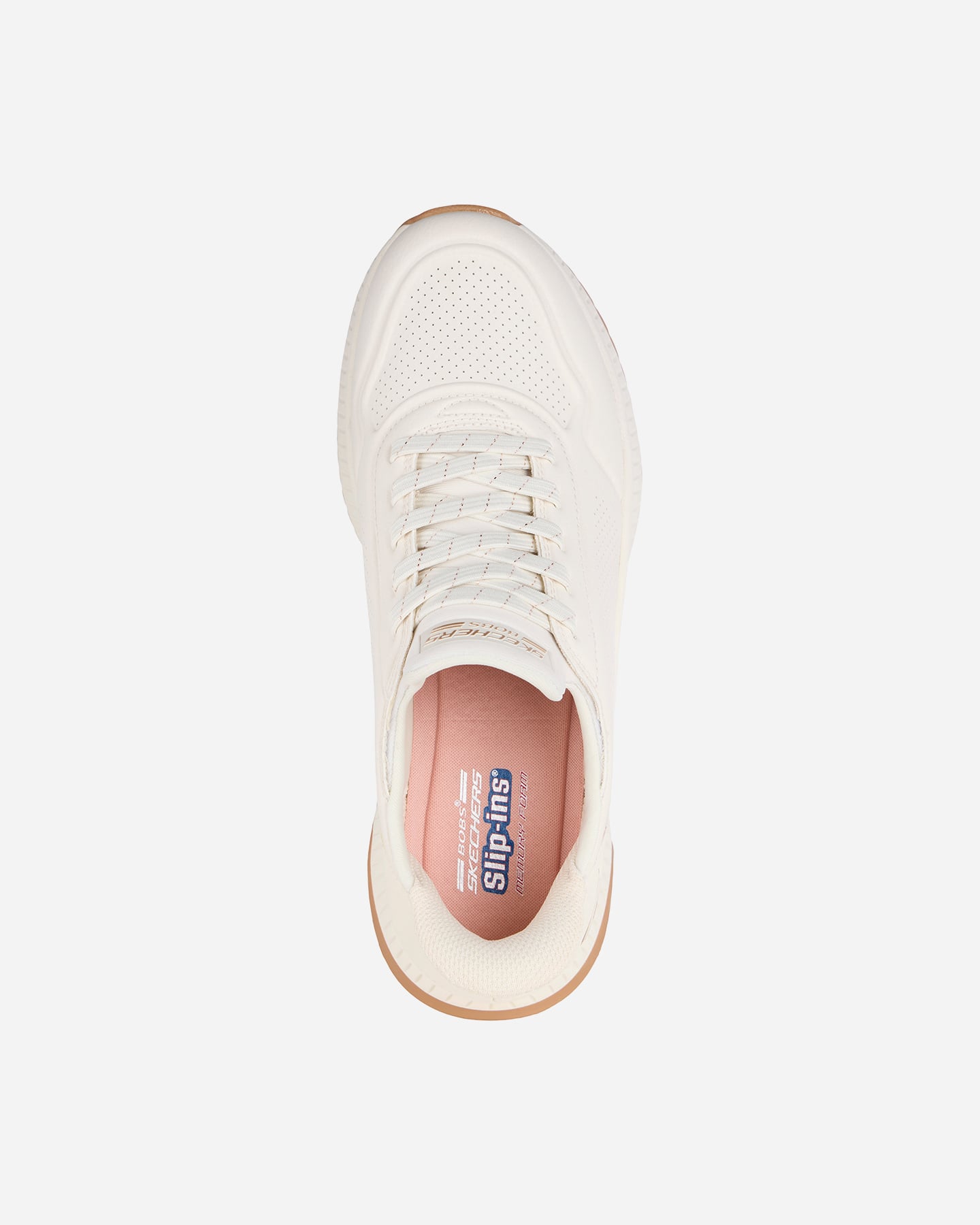 Scarpe sneakers SKECHERS SLIP-INS BOBS SQUAD 4 W - Bianco - 2 | Cisalfa Sport