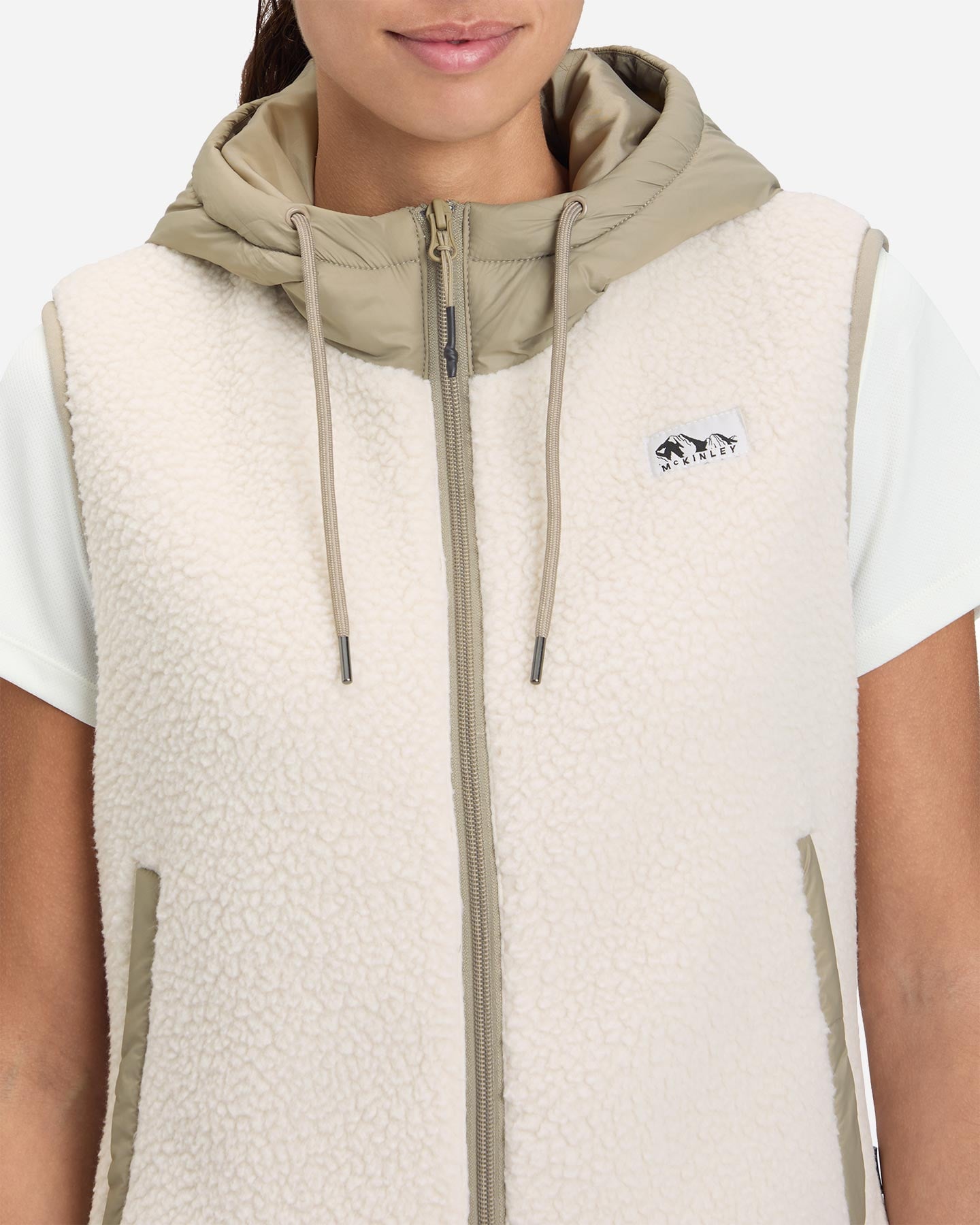 Gilet MCKINLEY FLEUR W - Beige - 3 | Cisalfa Sport