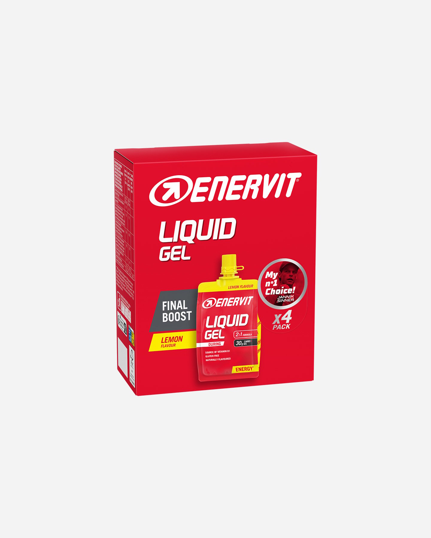 Gel energetico ENERVIT LIQUID GEL LIMONE 4 PACK 60 ML  - Color mix - 0 | Cisalfa Sport