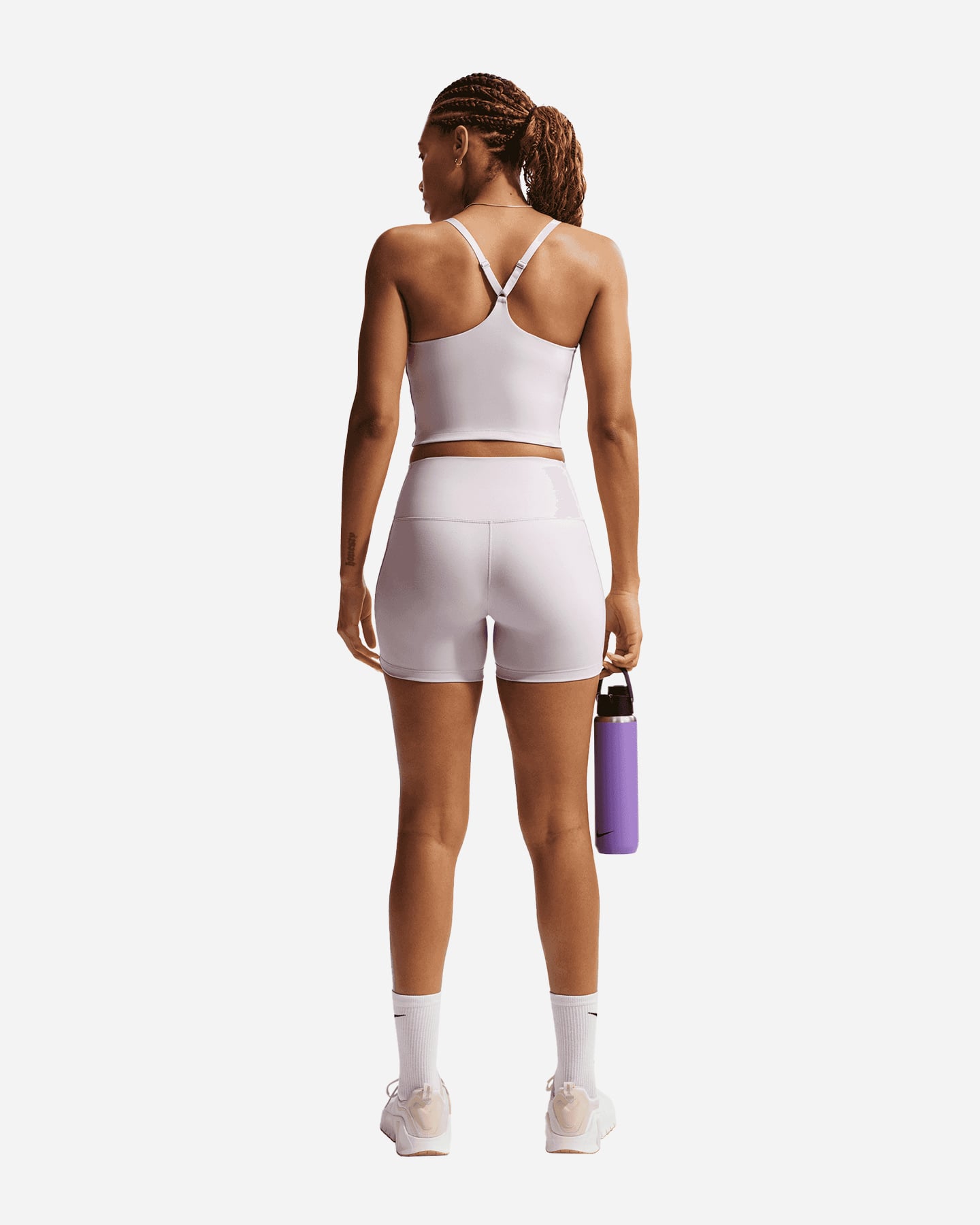 Canotta training NIKE VOGATORE CROP SWOOSH W - Rosa - 2 | Cisalfa Sport