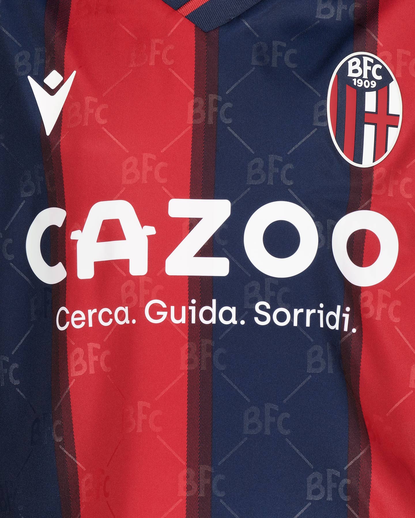 Maglia calcio ufficiale MACRON BOLOGNA HOME 22-23 JR - 2 | Cisalfa Sport