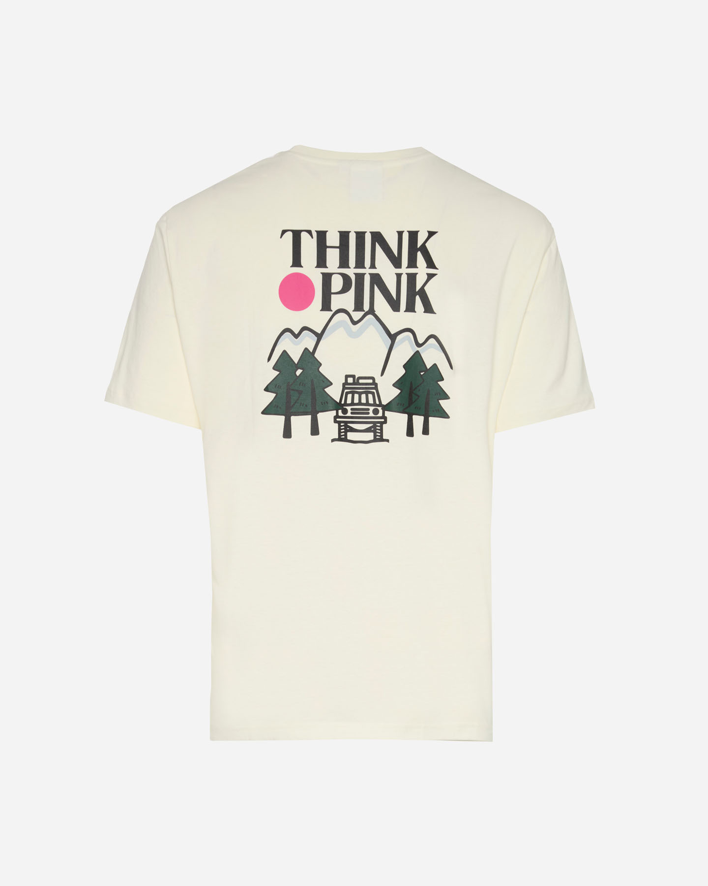 T-shirt THINK PINK GRAPHIC RETRO M - Bianco - 1 | Cisalfa Sport