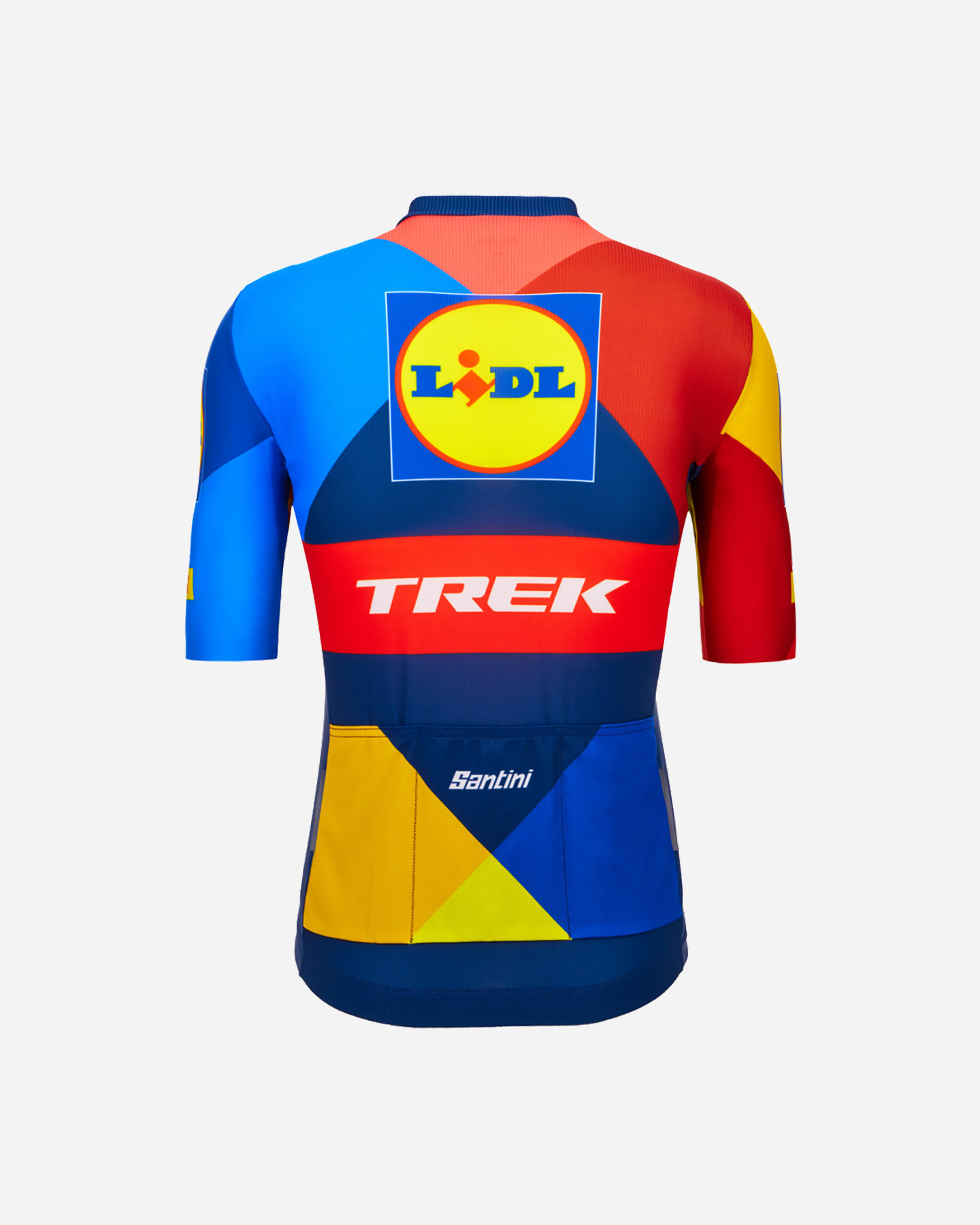 Maglia ciclismo SANTINI LIDL TREK FAN LINE M - Blu - 2 | Cisalfa Sport
