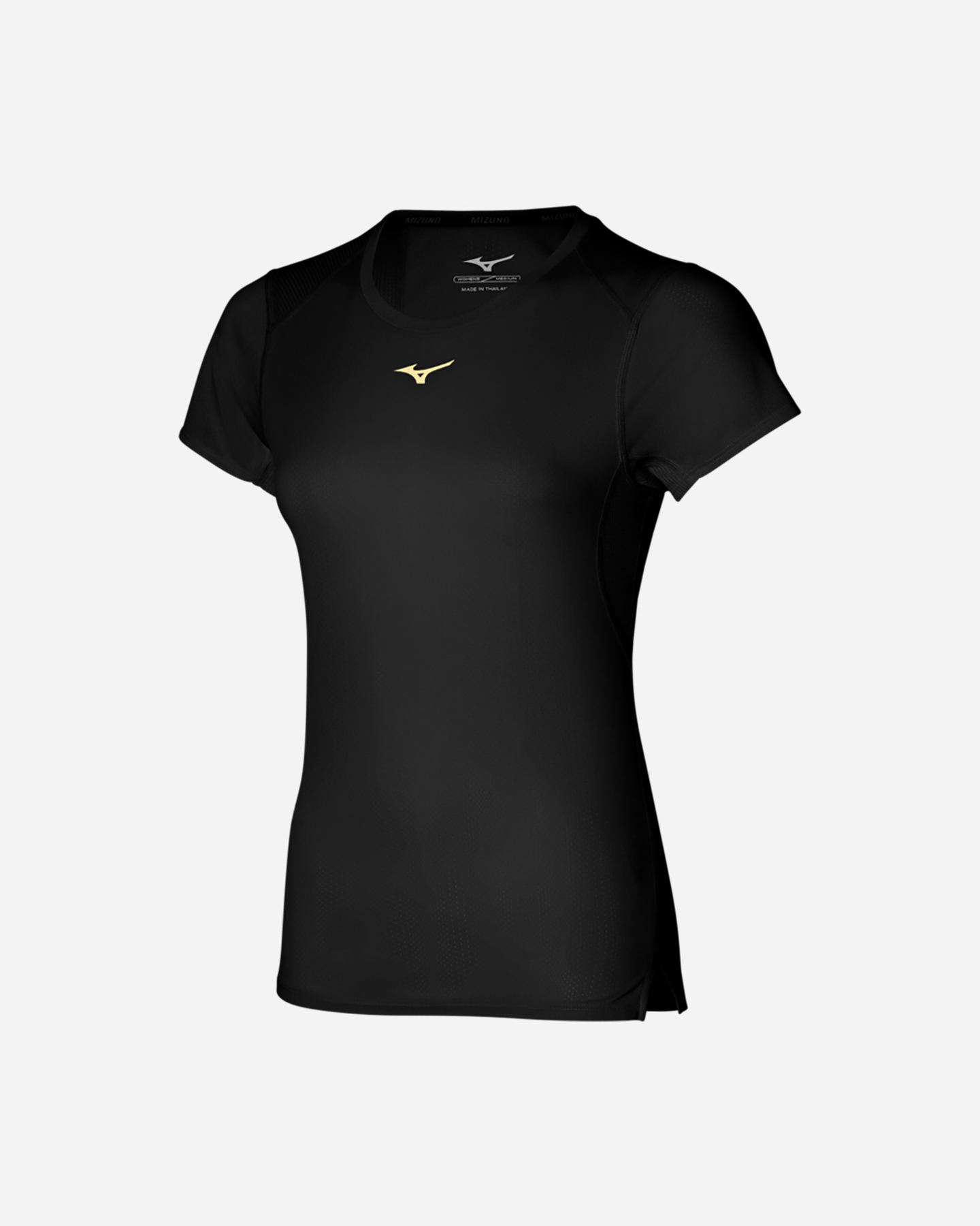 T-shirt running MIZUNO DRYAEROFLOW W - Nero - 0 | Cisalfa Sport